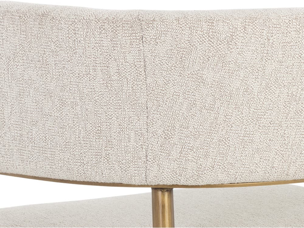 Sunpan Maestro Beige Fabric Accent Chair