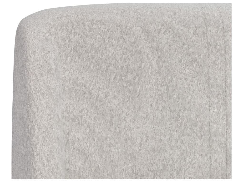 Sunpan Nevin Dove Cream Beige Upholstered King Platform Bed