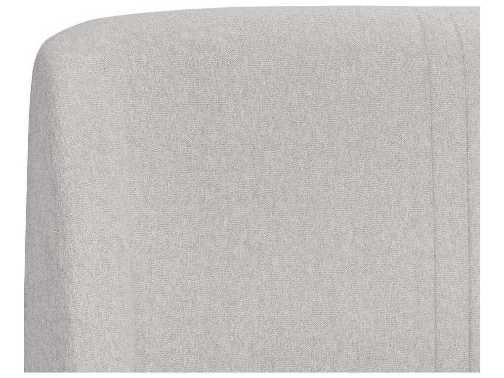 Sunpan Nevin Dove Cream Beige Upholstered King Platform Bed