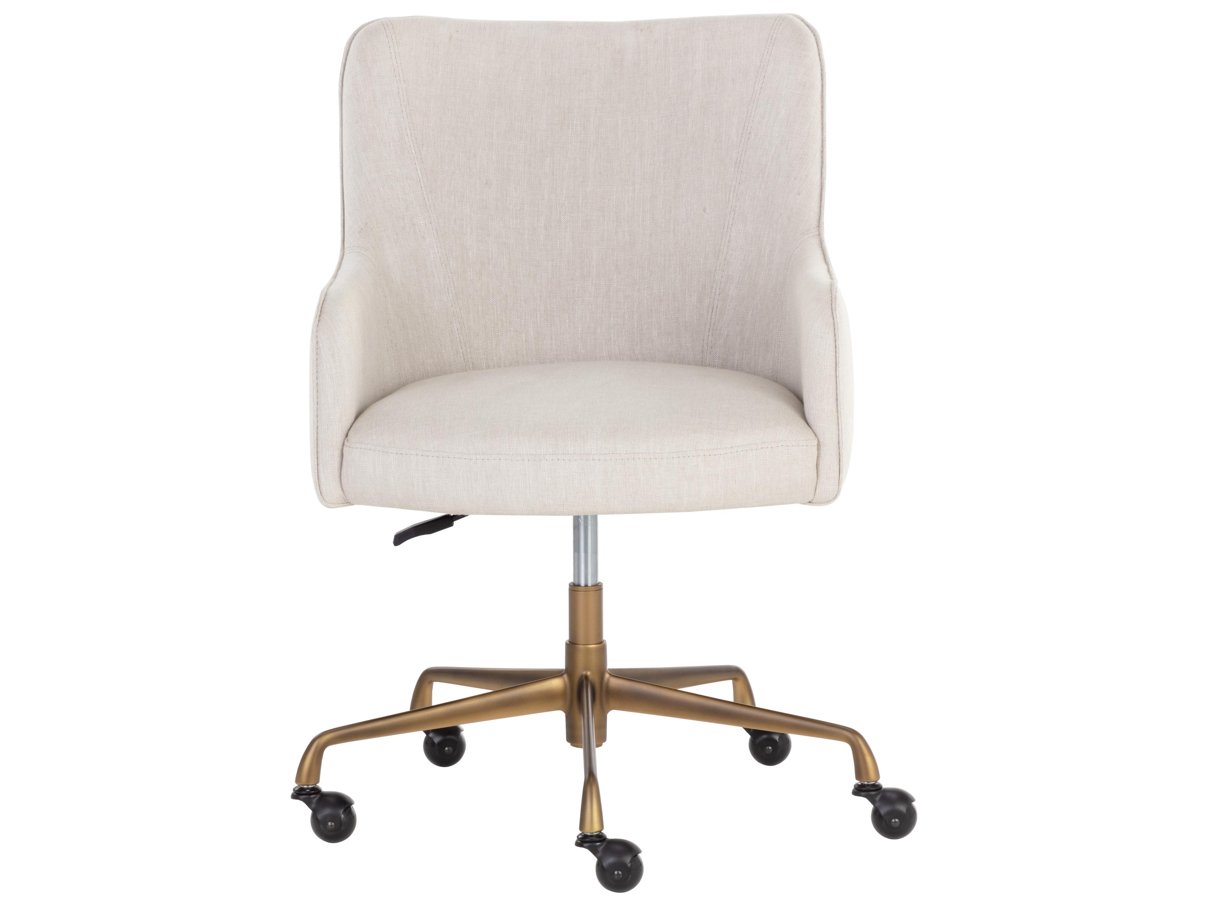 Sunpan Irongate Upholstered Adjustable Swivel Task Office Chair