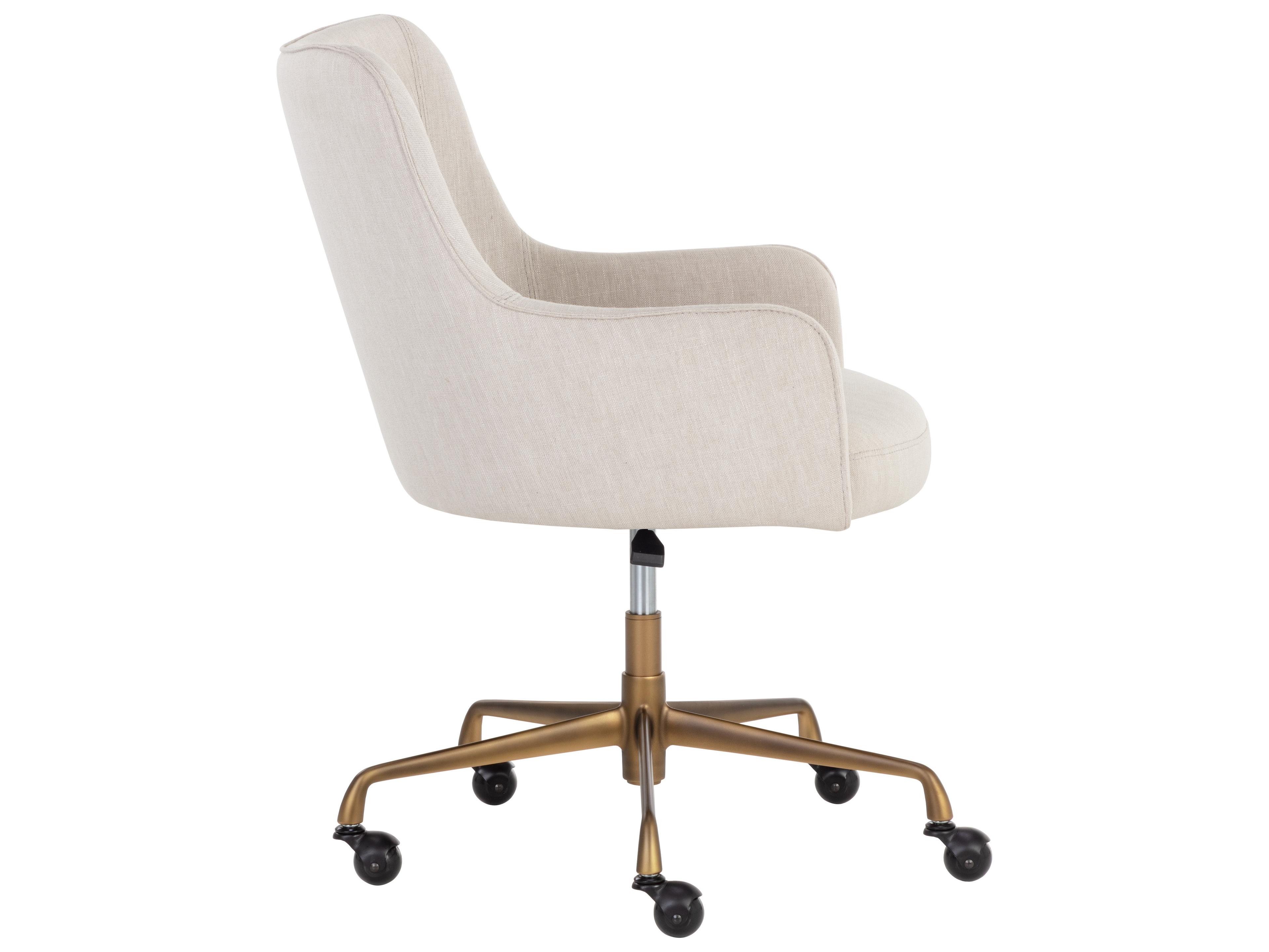 Sunpan Irongate Upholstered Adjustable Swivel Task Office Chair