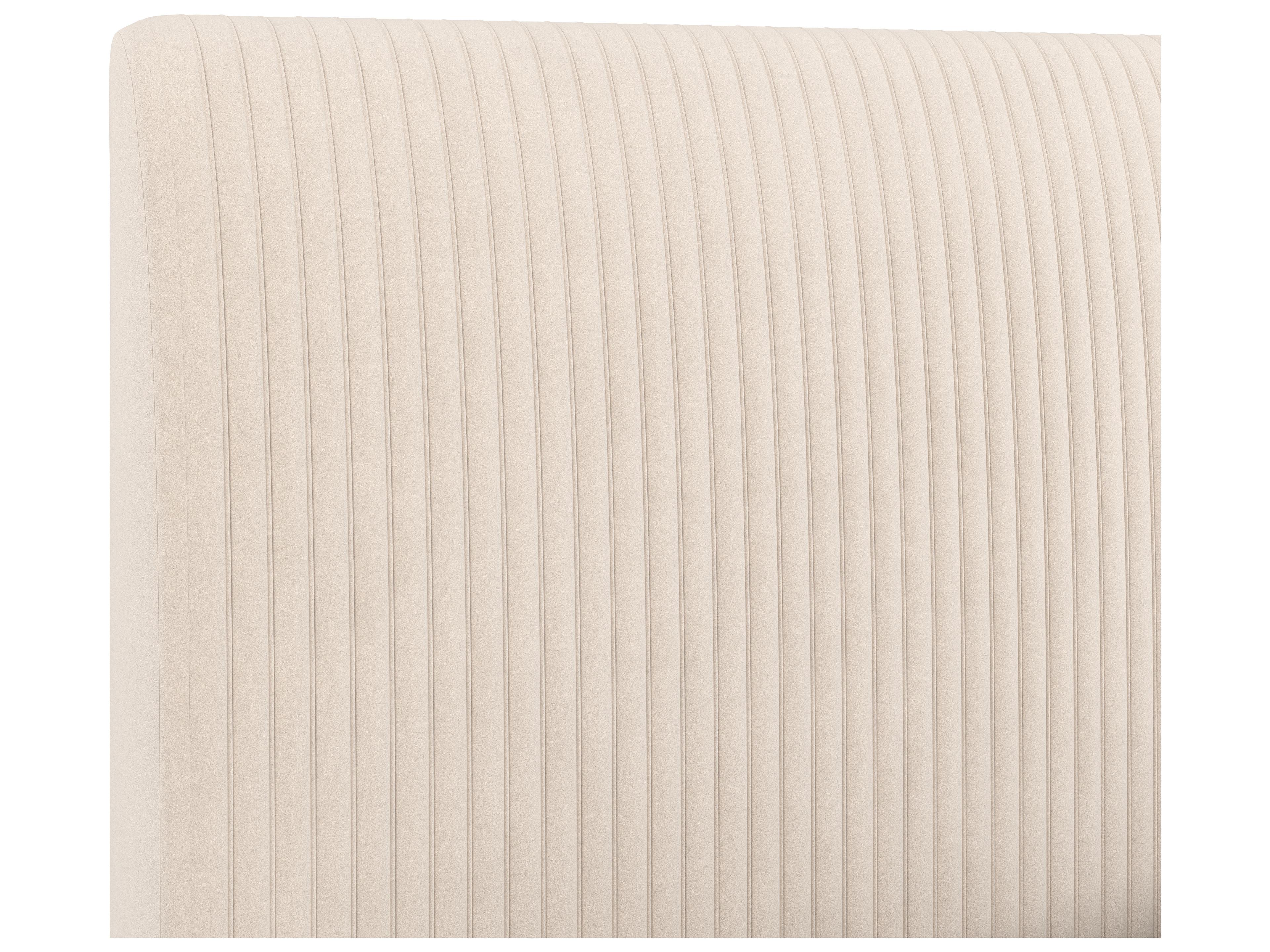 Sunpan Harris Casablanca Cloud Beige Upholstered King Platform Bed