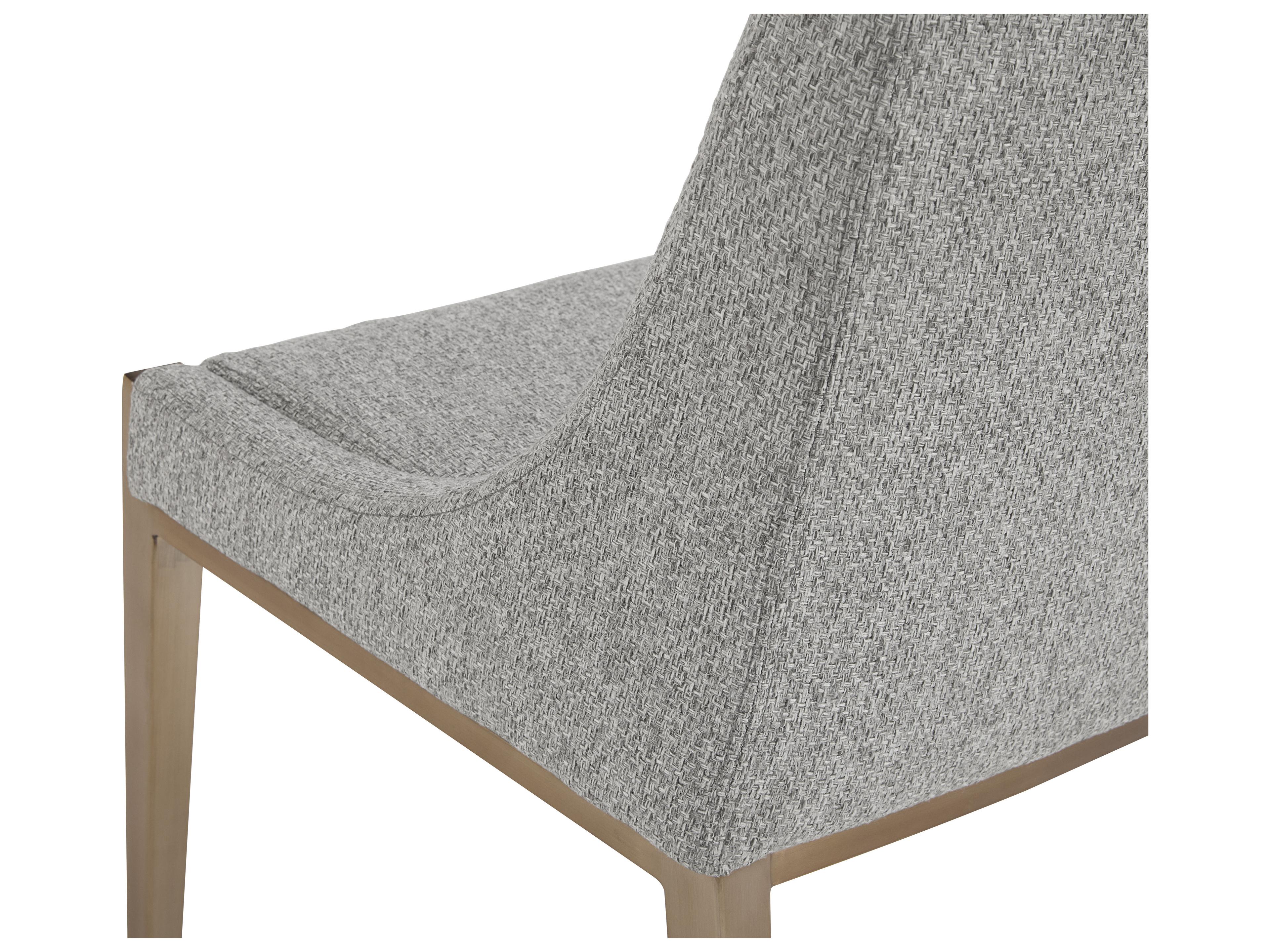 Sunpan Dionne Gray Upholstered Side Dining Chair