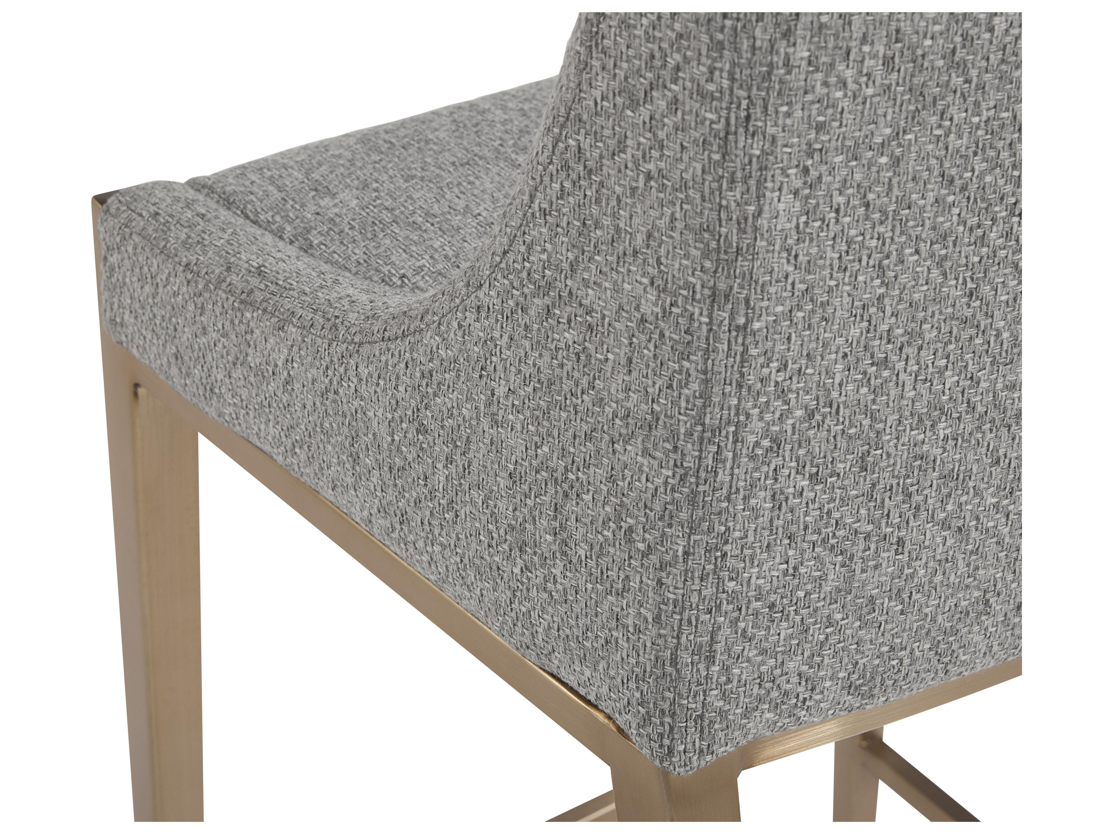 Sunpan Dionne Monument Pebble Upholstered Bar Stool