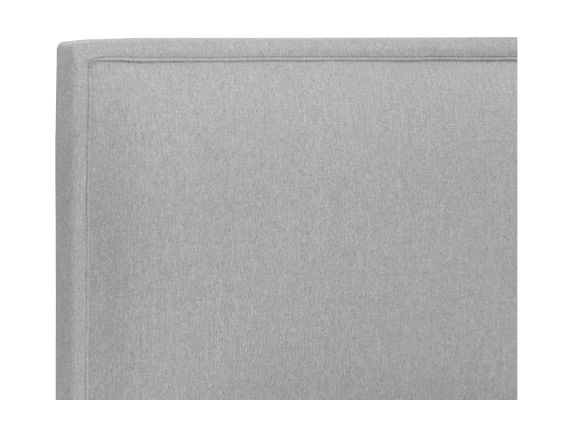 Sunpan Rita Gray Upholstered King Platform Bed