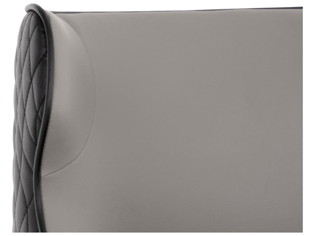 Sunpan Gianni Dillon Stratus Black Faux Leather Counter Stool