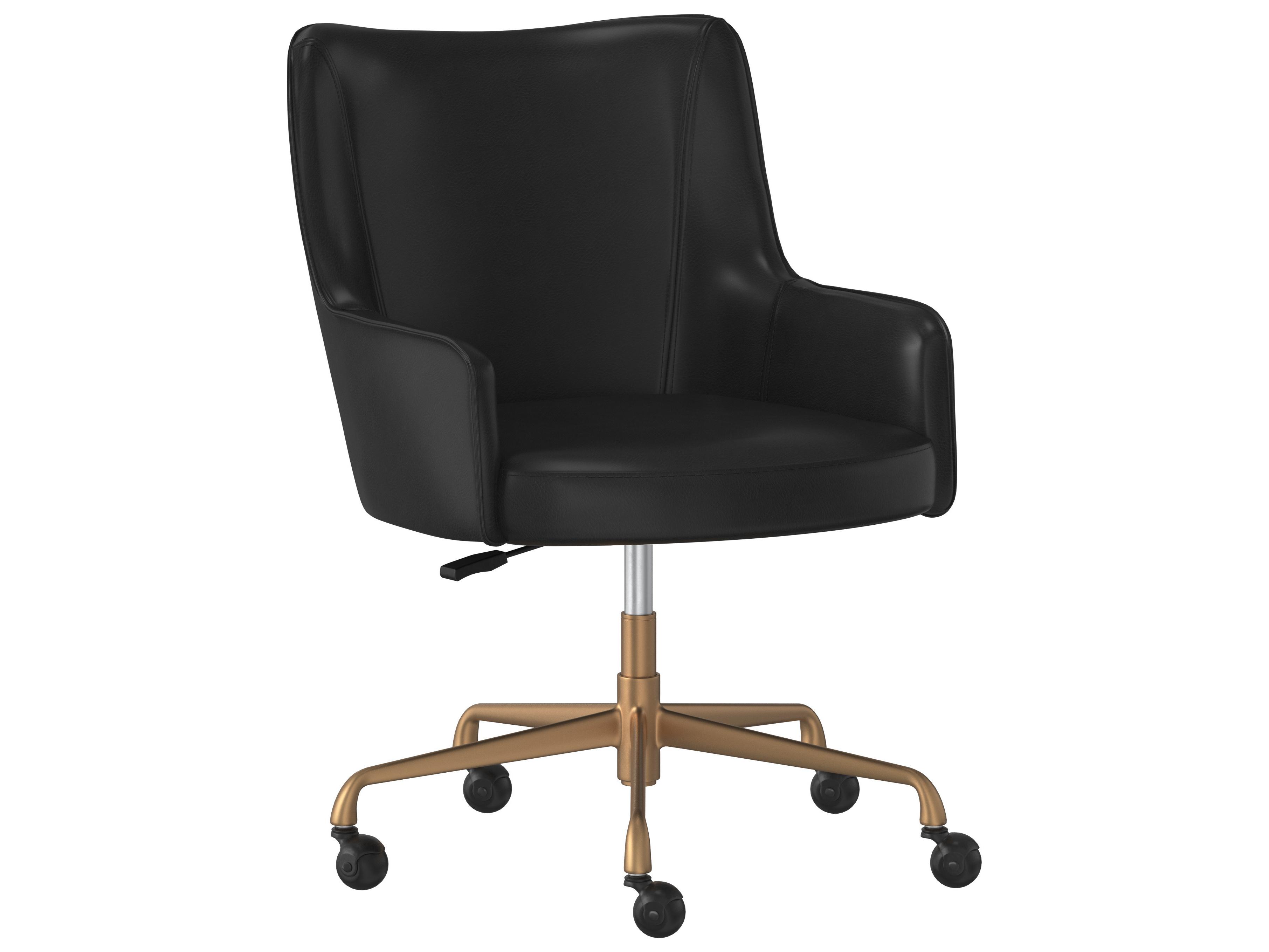 Sunpan Franklin Franklin Office Chair Vintage Black