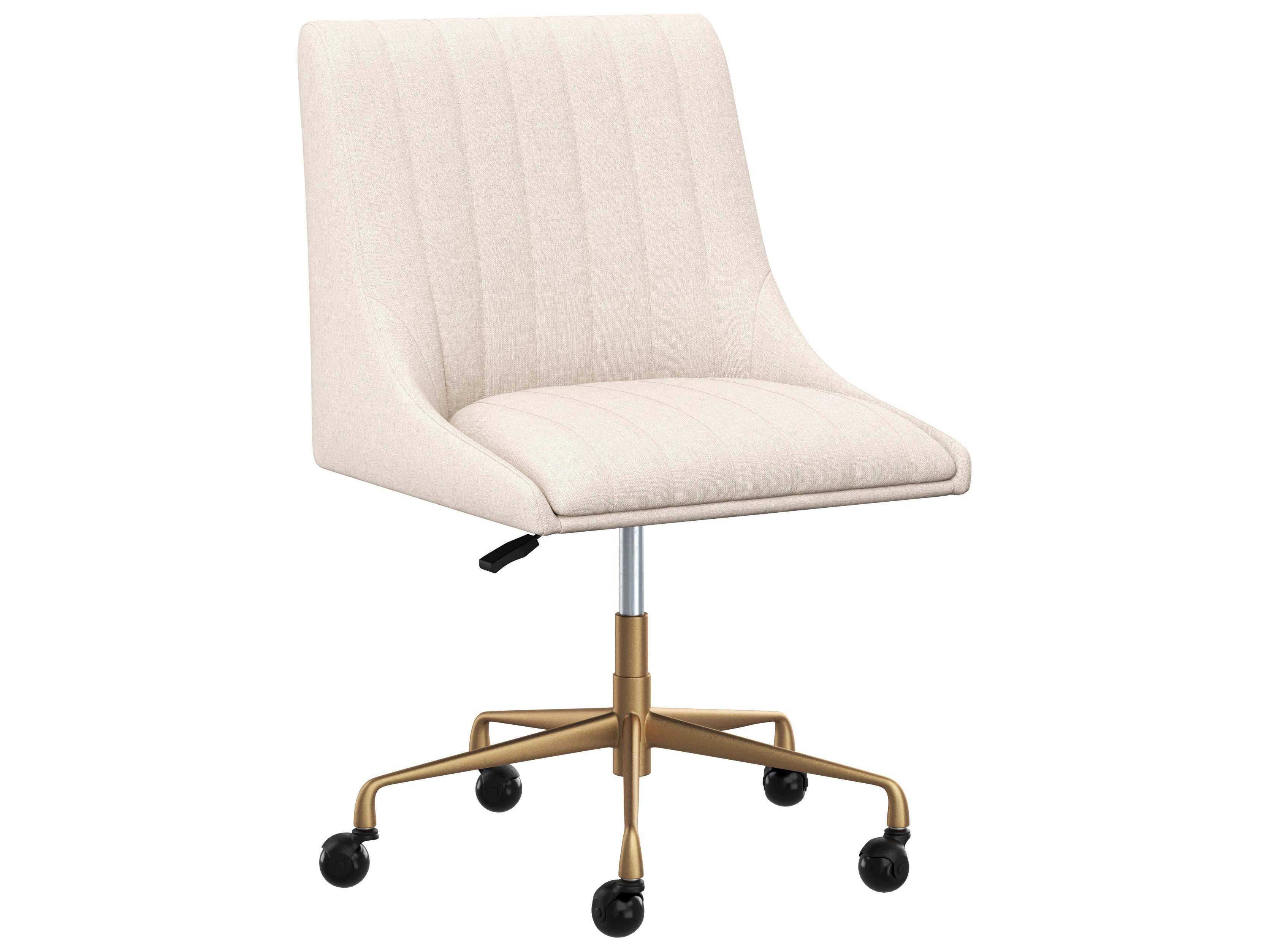 Sunpan Halden Halden Office Chair Beige Linen
