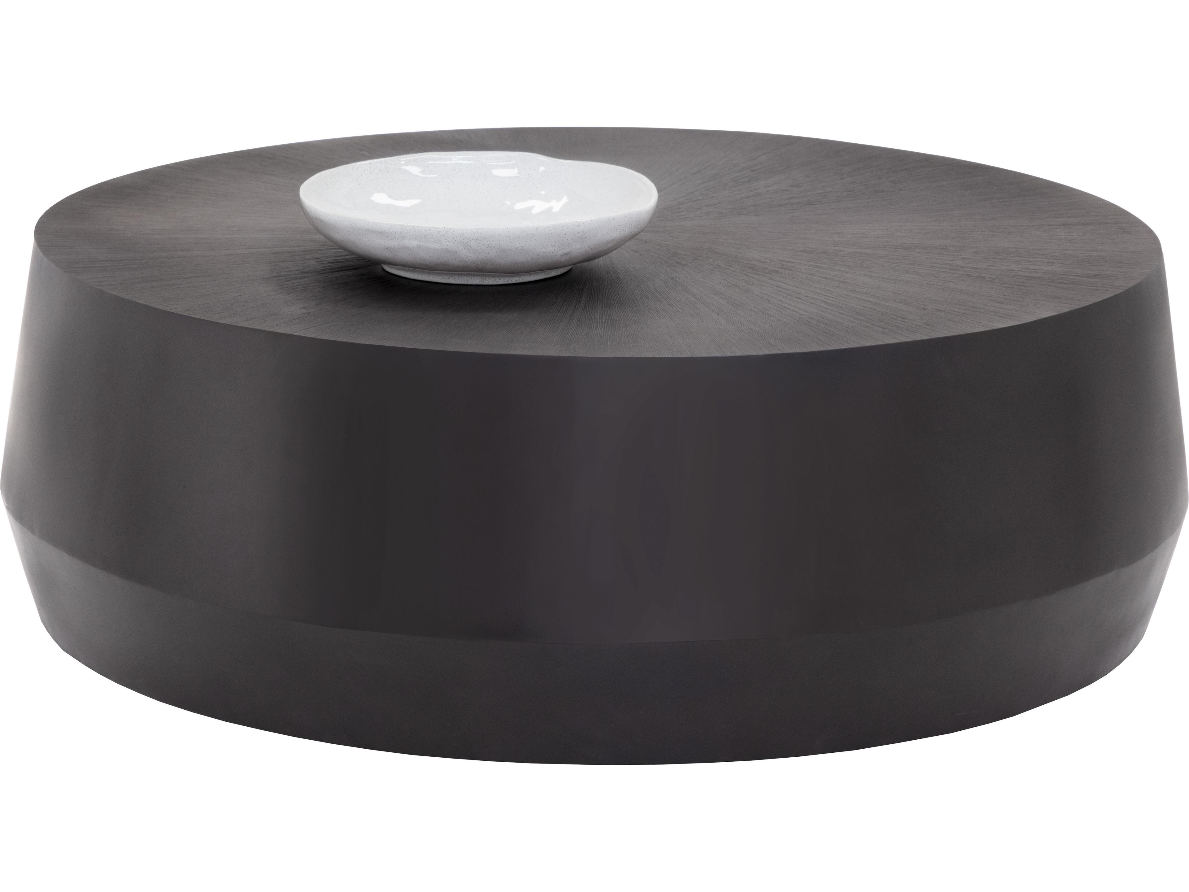 Sunpan Creed Round Gunmetal Coffee Table