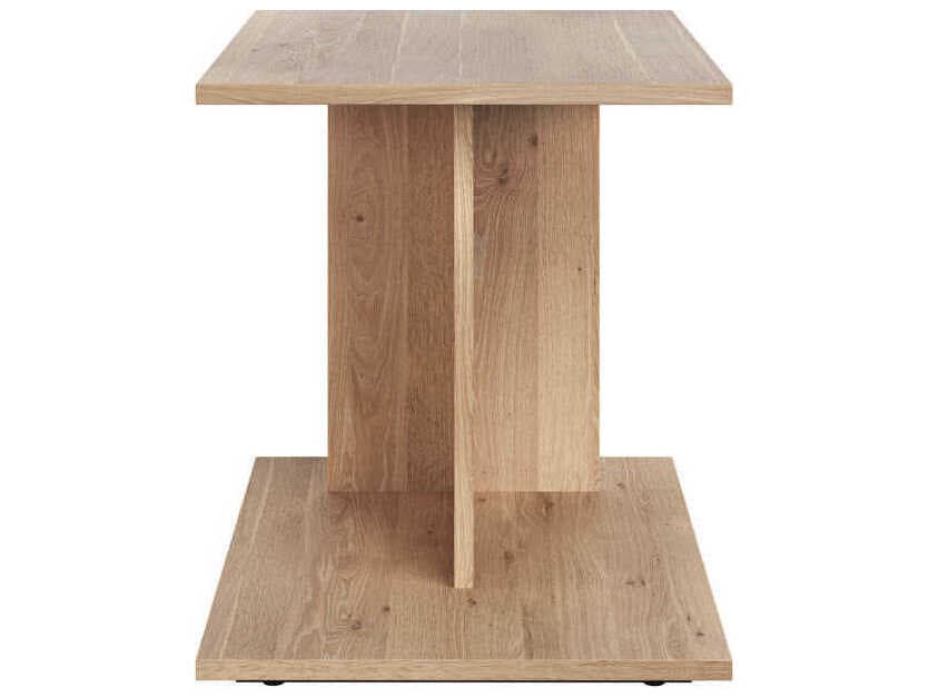 Sunpan Madsen Rectangular Wood Natural End Table
