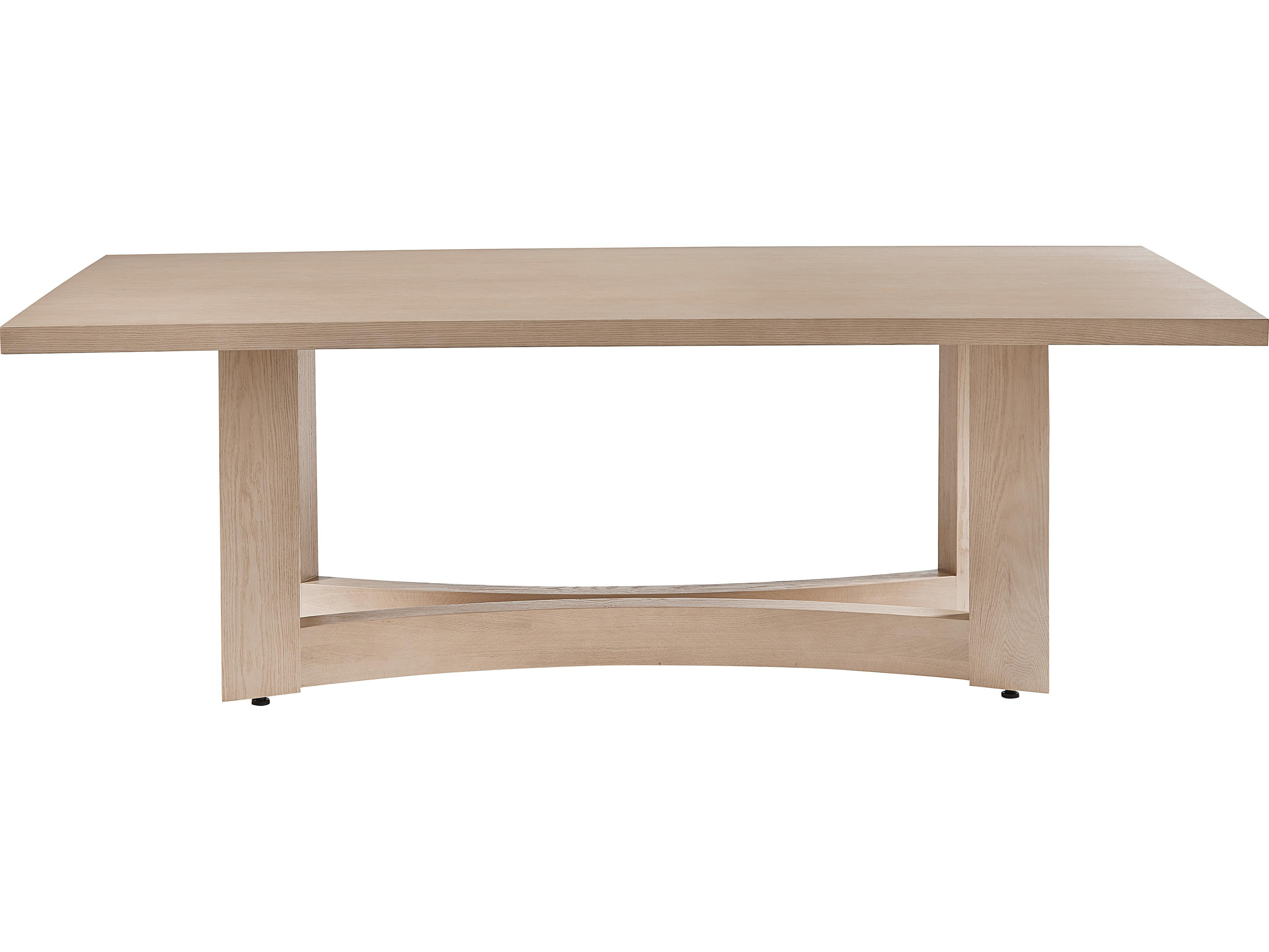Sunpan Arezza Rectangular Wood Light Brown Dining Table
