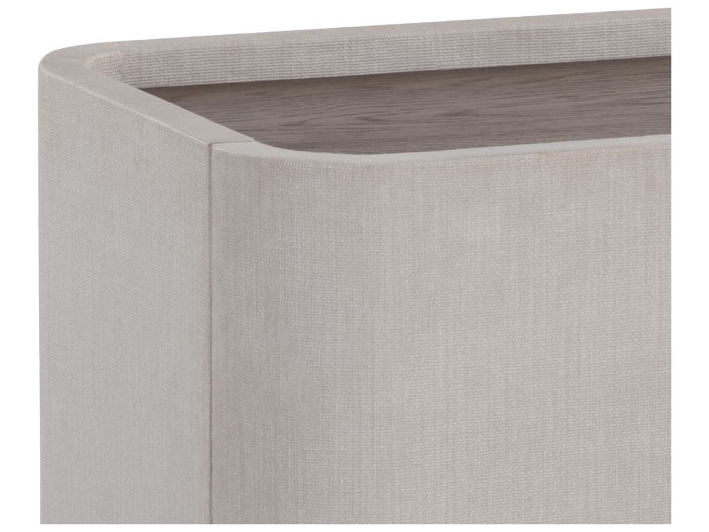 Sunpan Jamille 2-Drawers Cream Nightstand