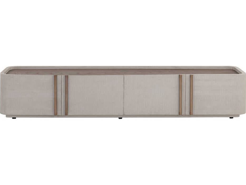 Sunpan Jamille 80" Oak Wood Cream Media Console