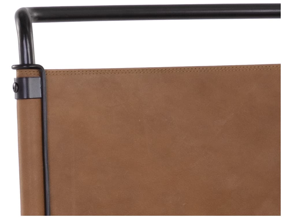 Sunpan Corrigan Cognac Leather Counter Stool