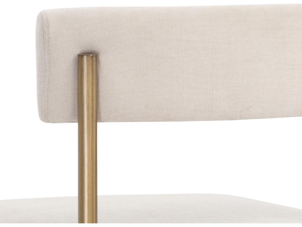 Sunpan Seneca Cream Upholstered Counter Stool
