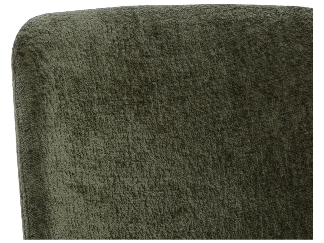 Sunpan Zeke Green Upholstered Side Dining Chair