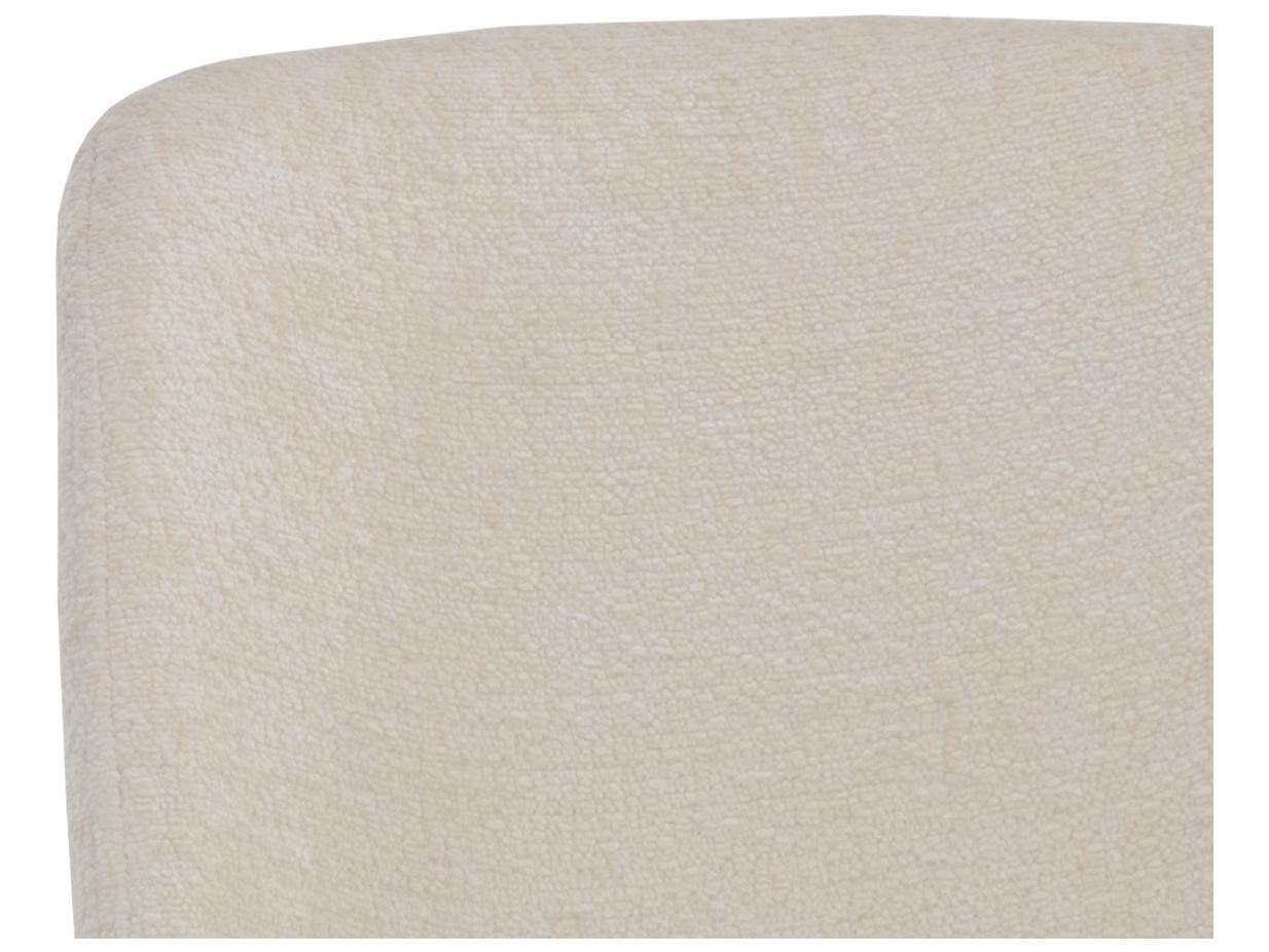 Sunpan Zeke Antique Brass Bergen Ivory Upholstered Counter Stool