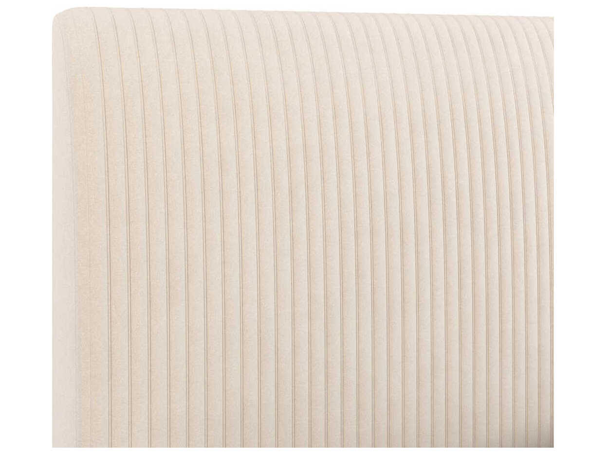 Sunpan Harris Casablanca Cloud Beige Upholstered Queen Platform Bed