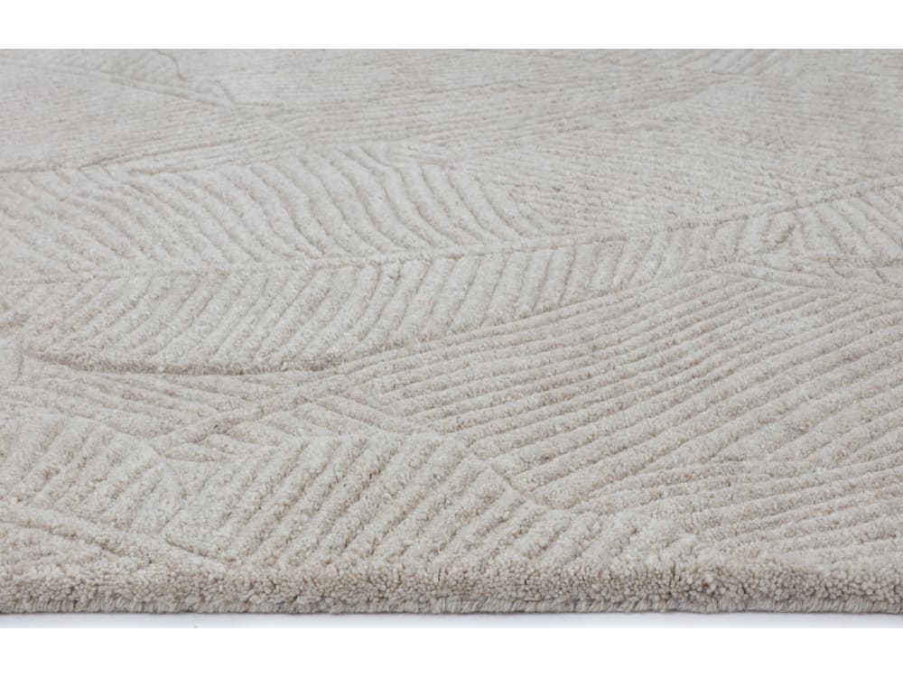 Sunpan Calathea Hand-Tufted Rug in Oatmeal in 10 ' x 14'