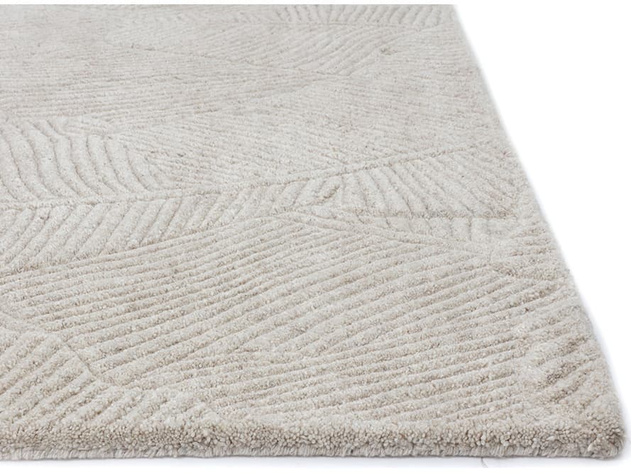 Sunpan Calathea Hand-Tufted Rug in Oatmeal in 10 ' x 14'