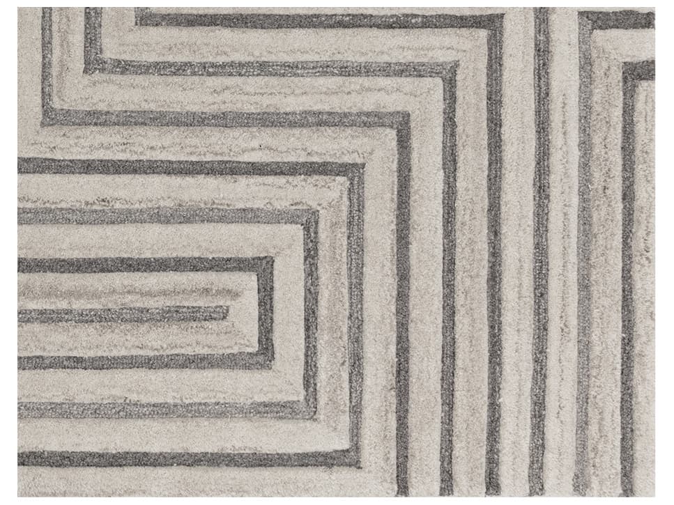 Sunpan Oslow 108" x 72" Geometric Area Rug