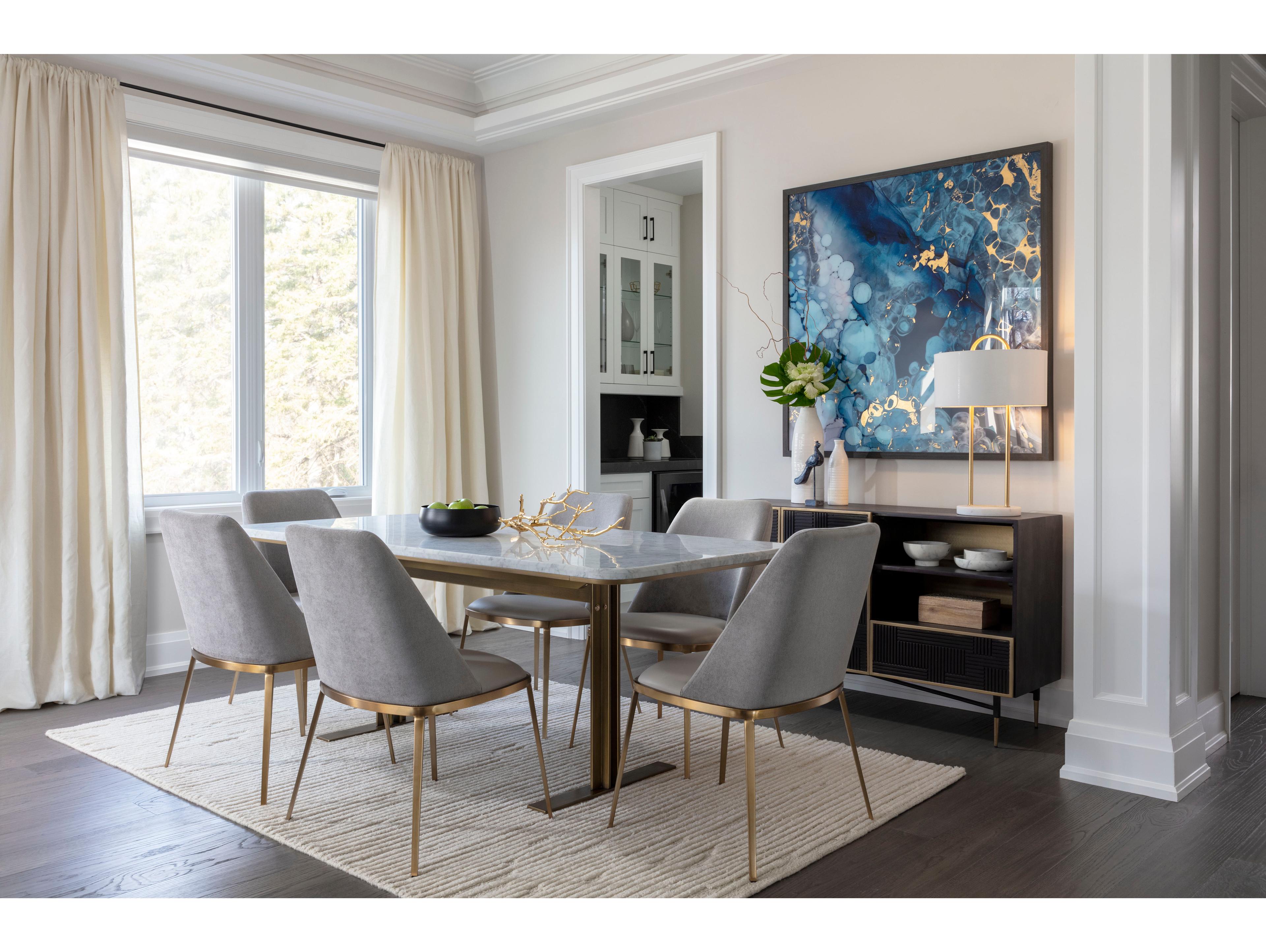 Sunpan Deva 120" x 96" Striped Area Rug