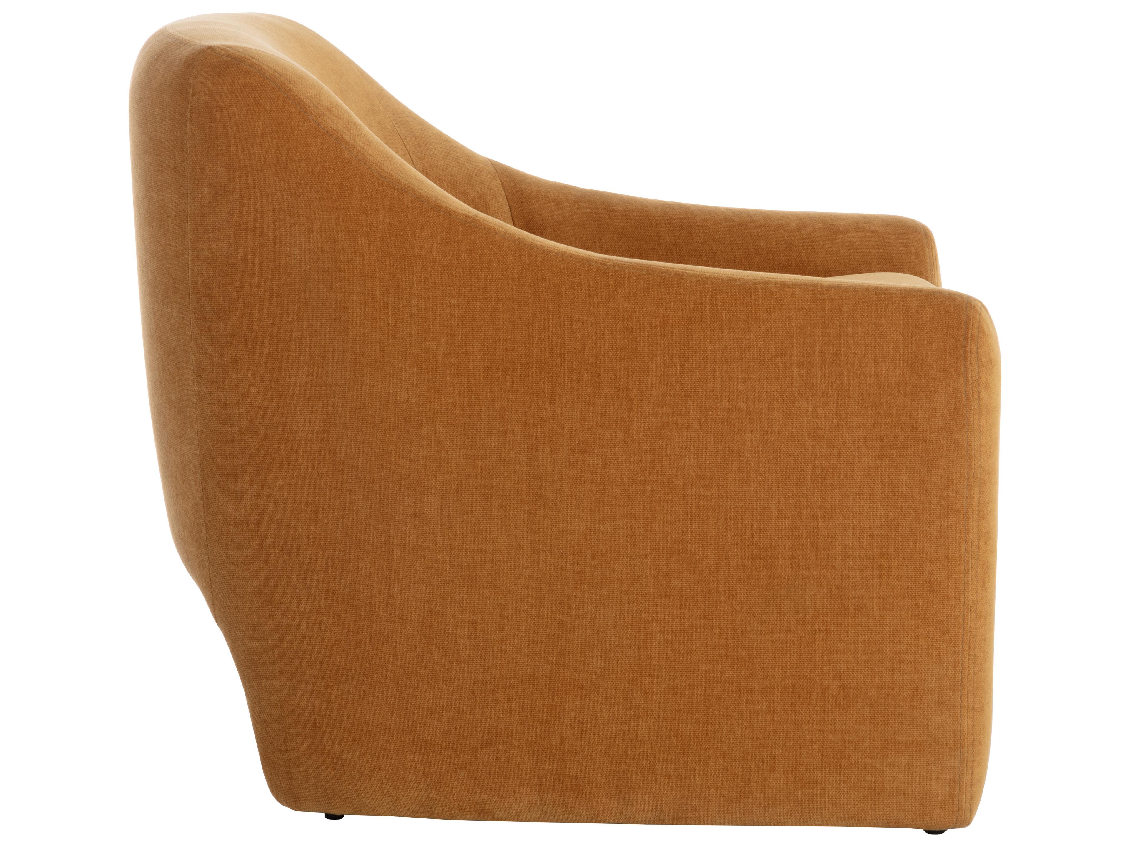Sunpan Nevaeh Danny Amber Fabric Accent Chair