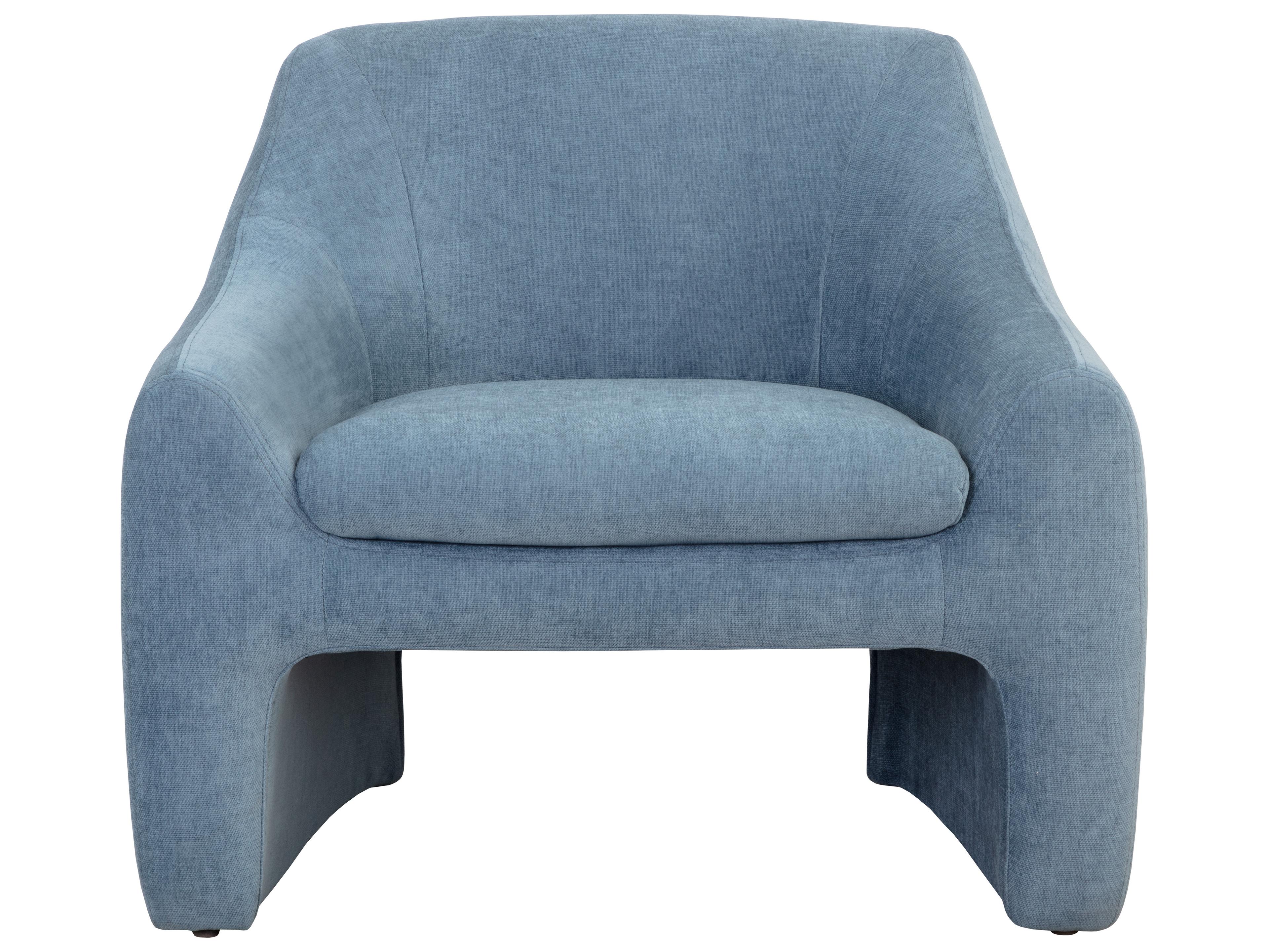 Sunpan Nevaeh Lounge Chair in Danny Iceberg