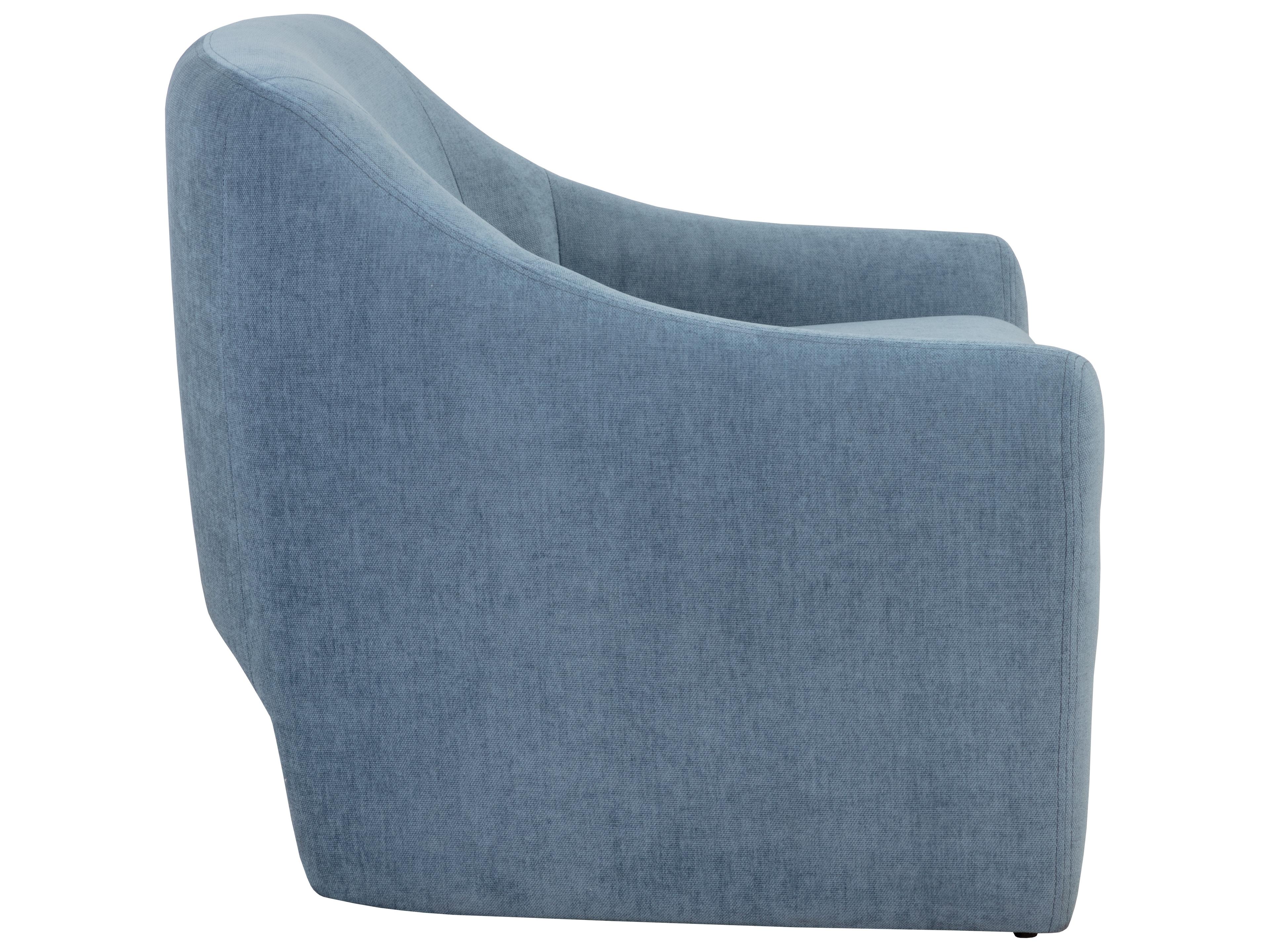 Sunpan Nevaeh Lounge Chair in Danny Iceberg