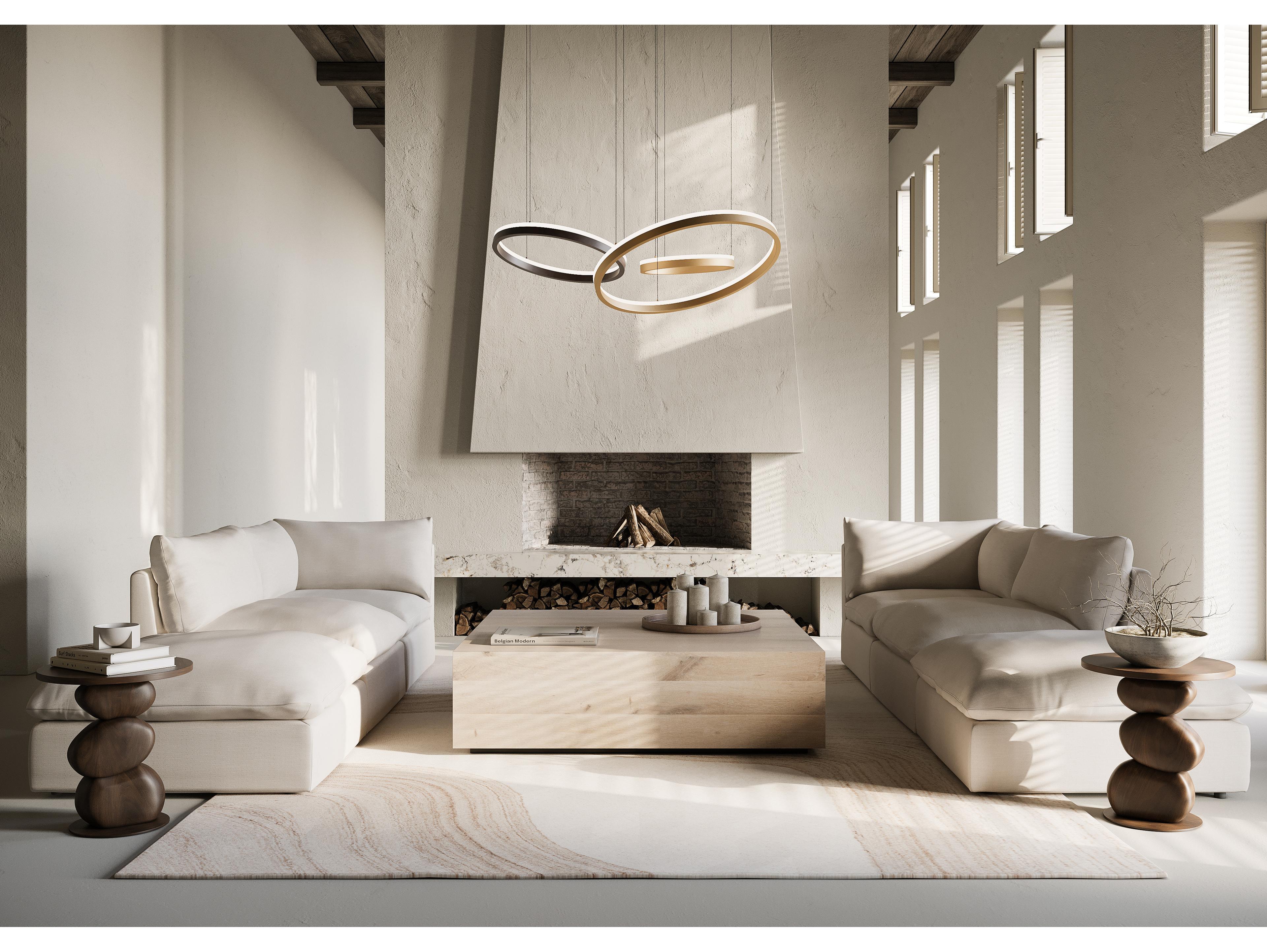 Sunpan Frezco Square Wood Light Oak Coffee Table