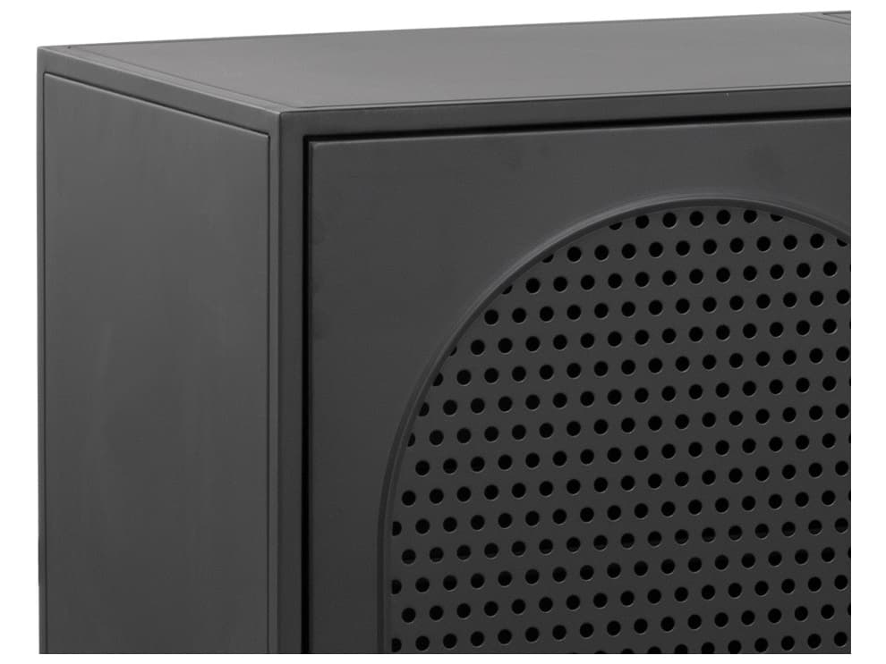 Sunpan Aziza 72" Black Media Console