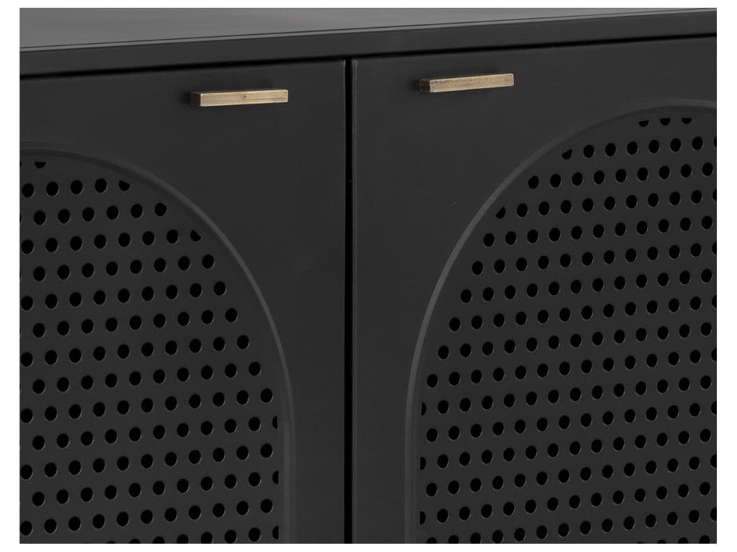 Sunpan Aziza 59" Black Sideboard
