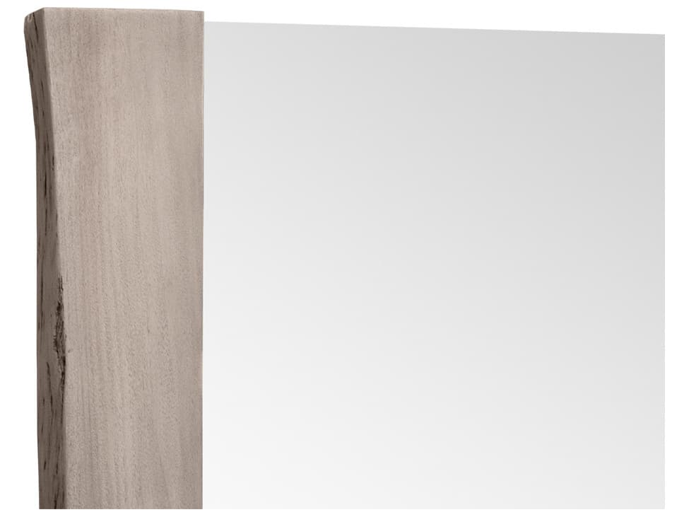 Sunpan Grey Floor Mirror Rectangular