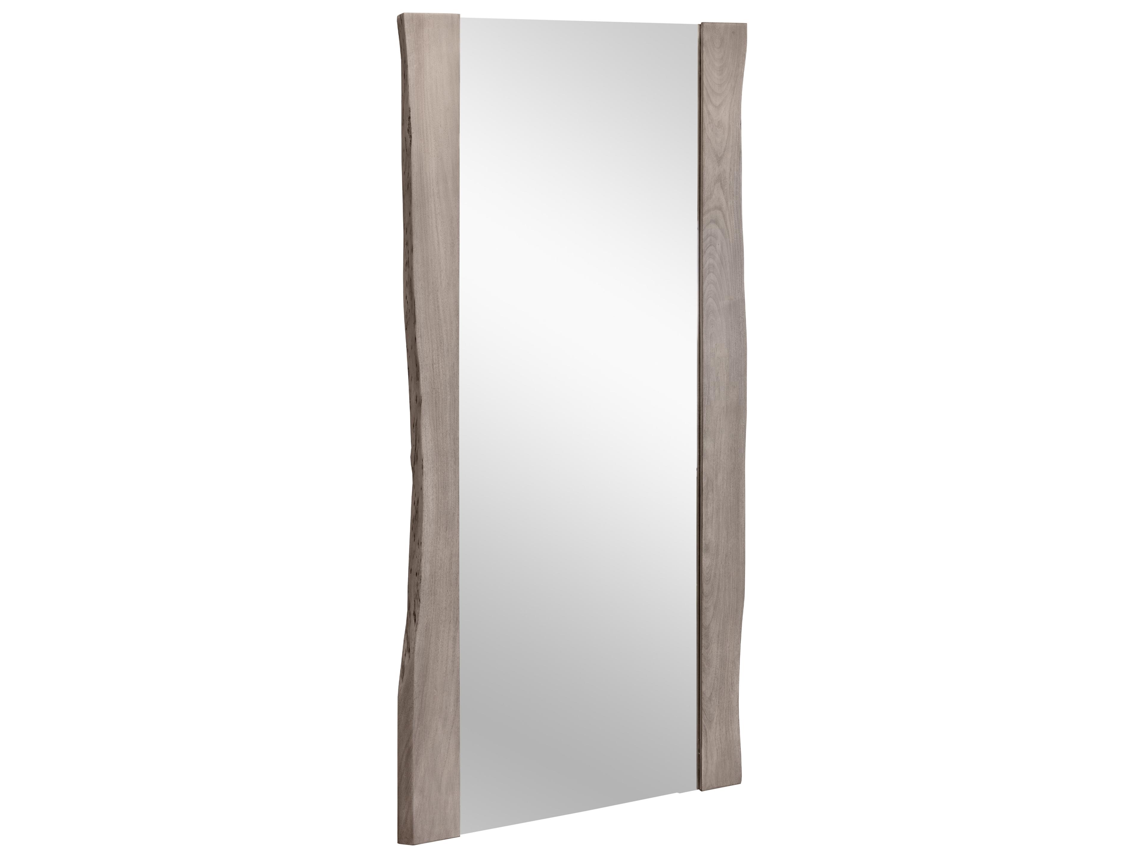 Sunpan Grey Floor Mirror Rectangular