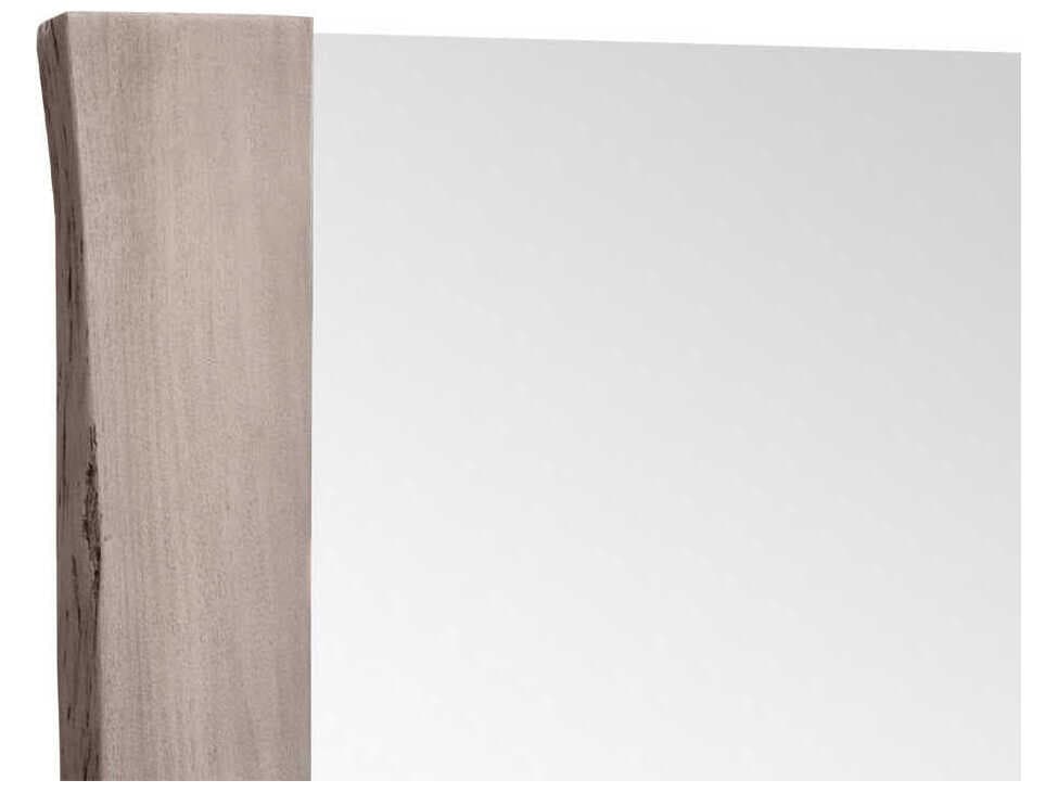 Sunpan Grey Floor Mirror Rectangular