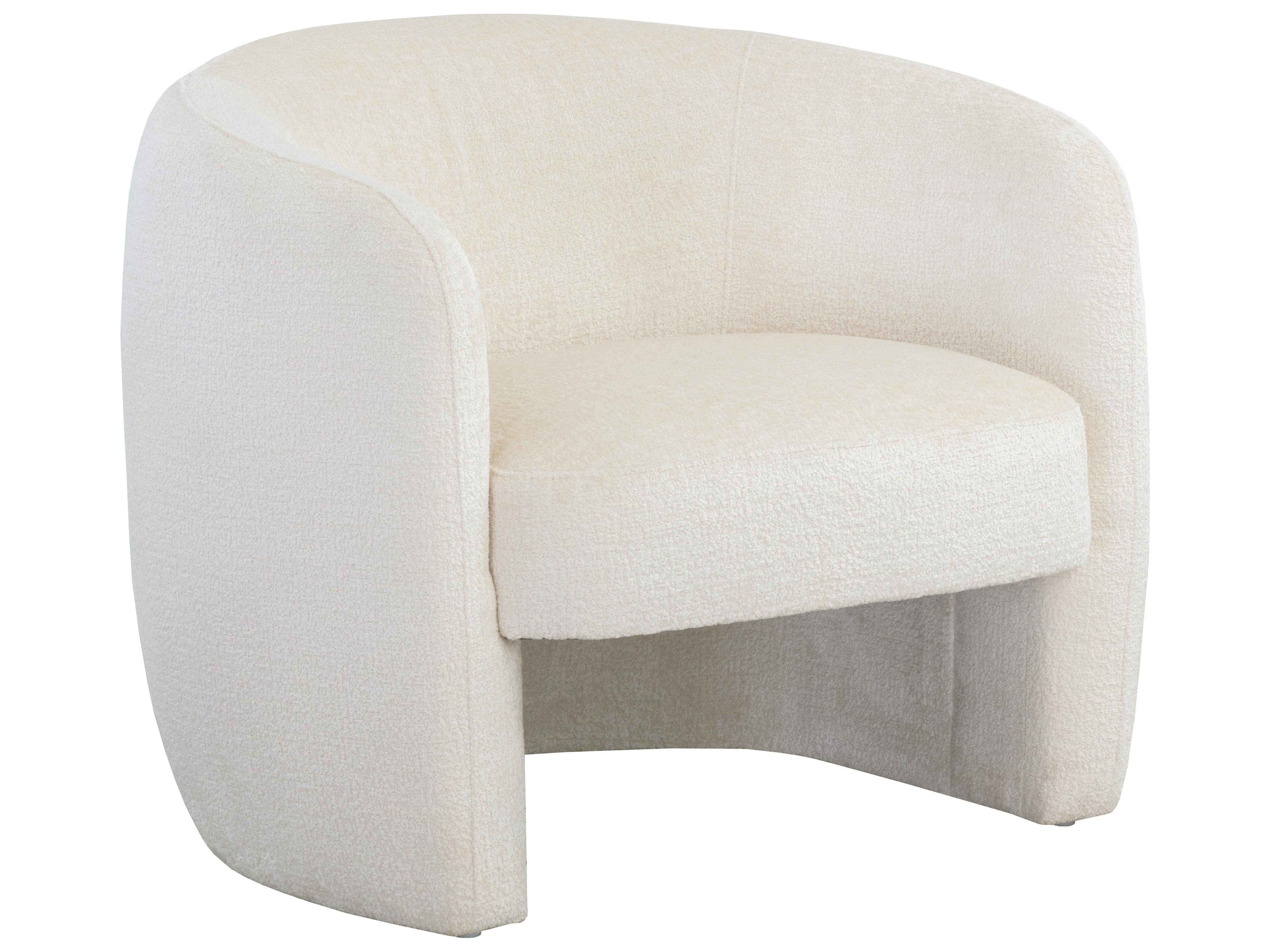 Sunpan Mircea Bergen Ivory Fabric Accent Chair