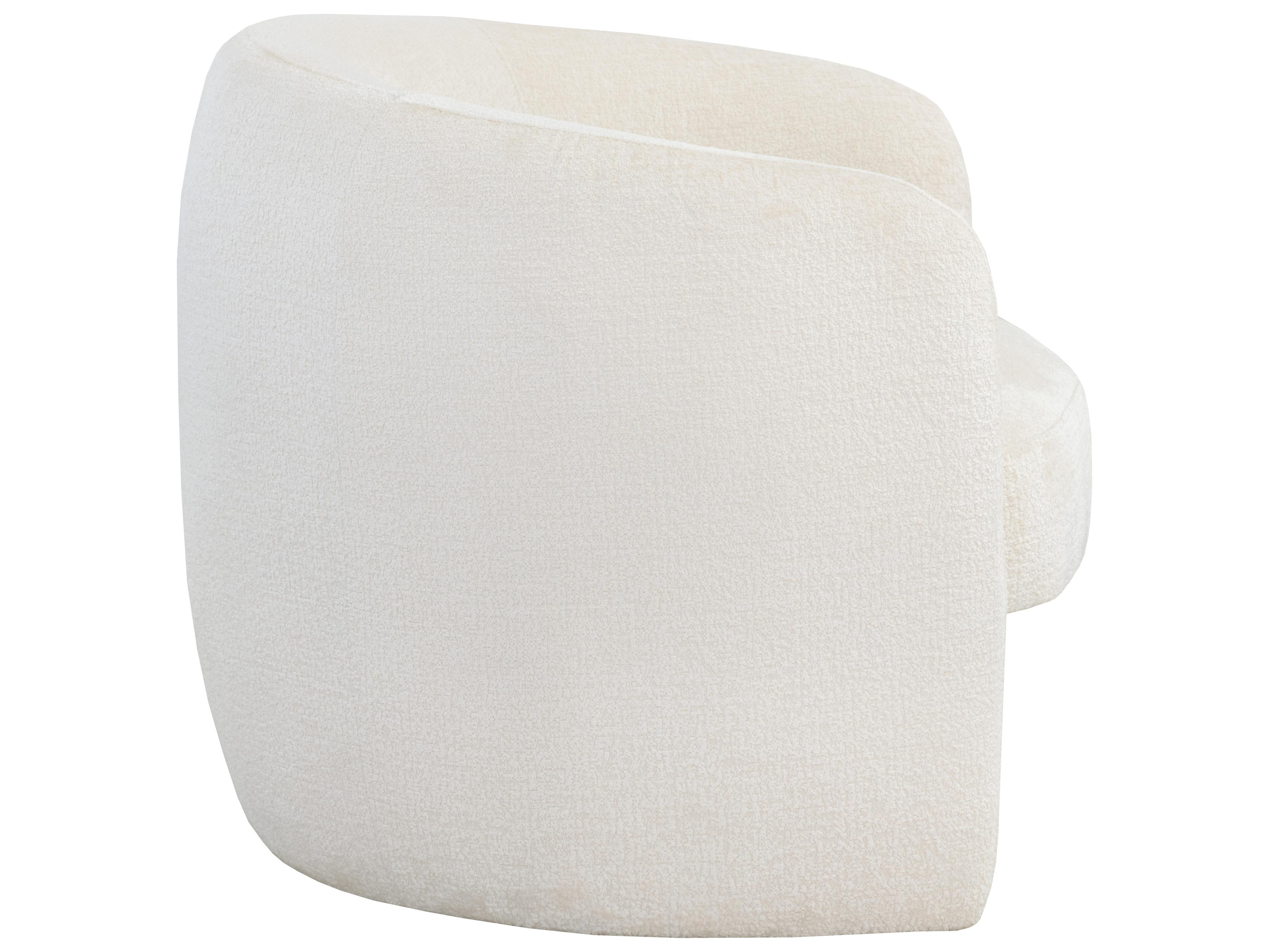 Sunpan Mircea Bergen Ivory Fabric Accent Chair