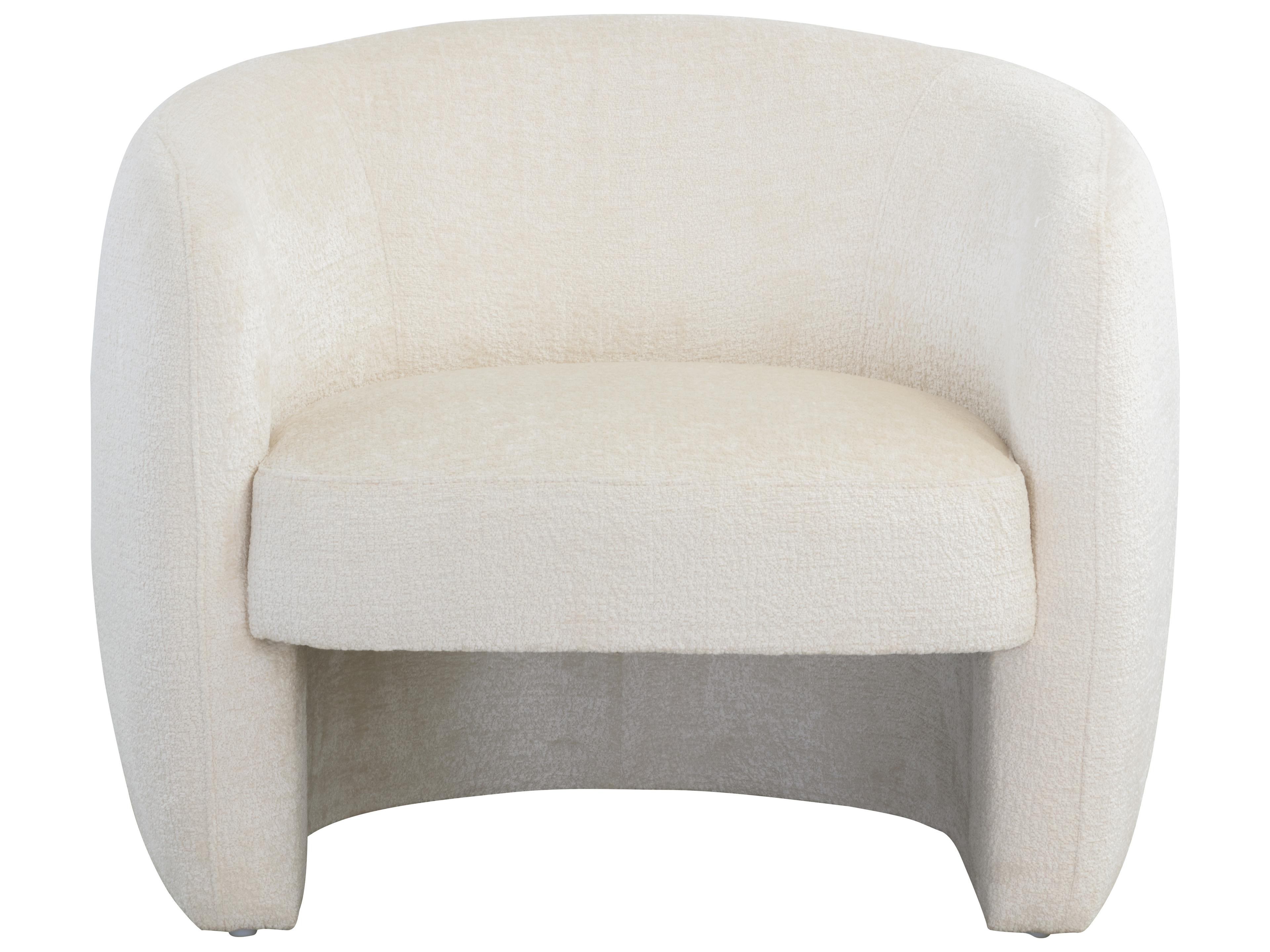 Sunpan Mircea Bergen Ivory Fabric Accent Chair