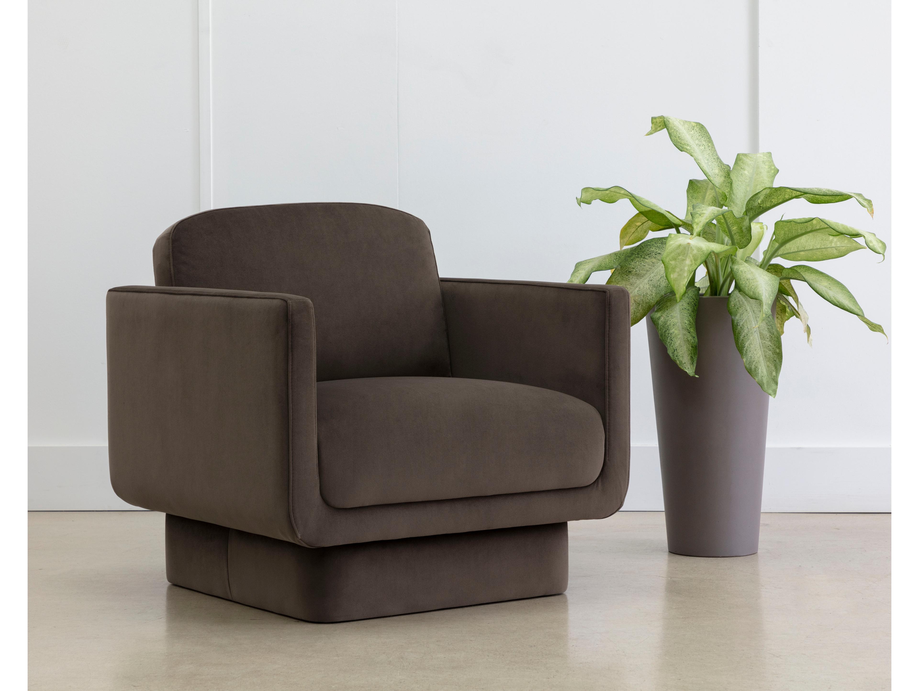 Sunpan Everton Brown Accent Chair