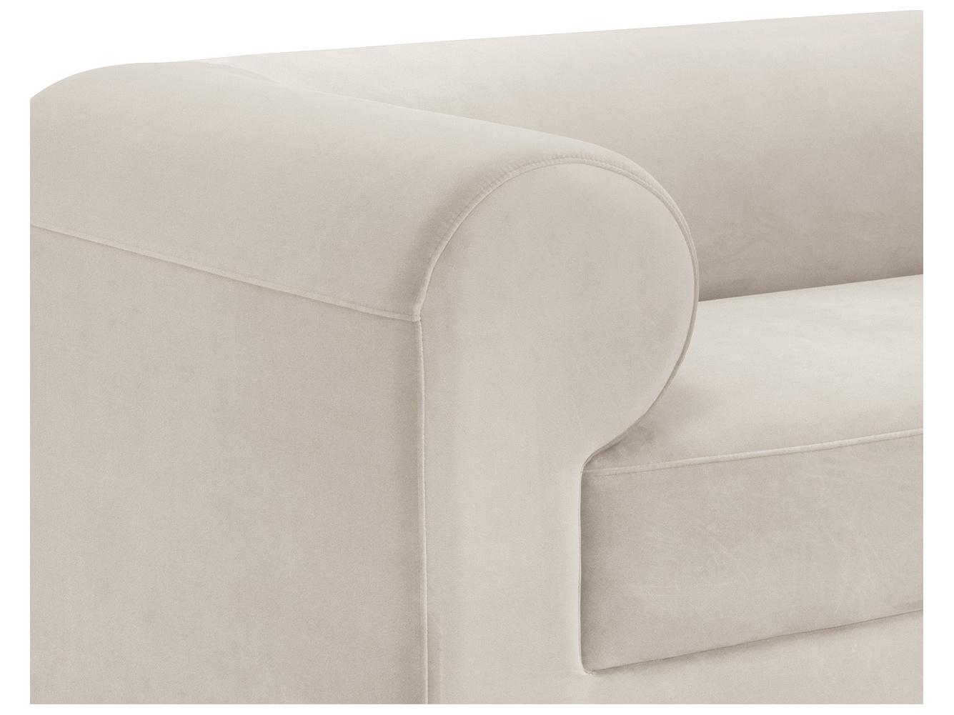 Sunpan Ionic Meg Taupe White Upholstered Sofa