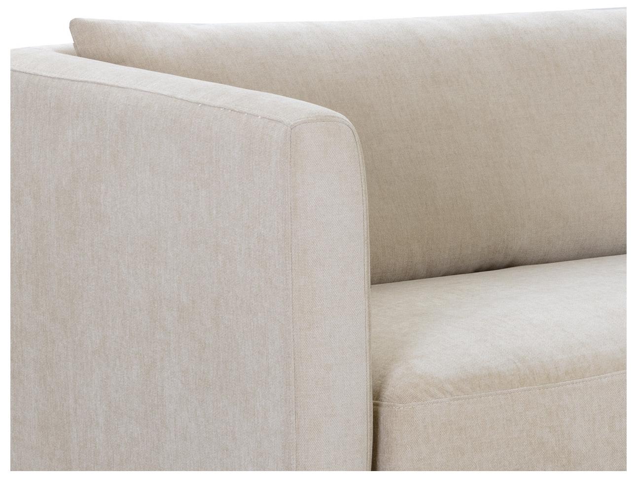 Sunpan Leander Danny Cream Upholstered Sofa