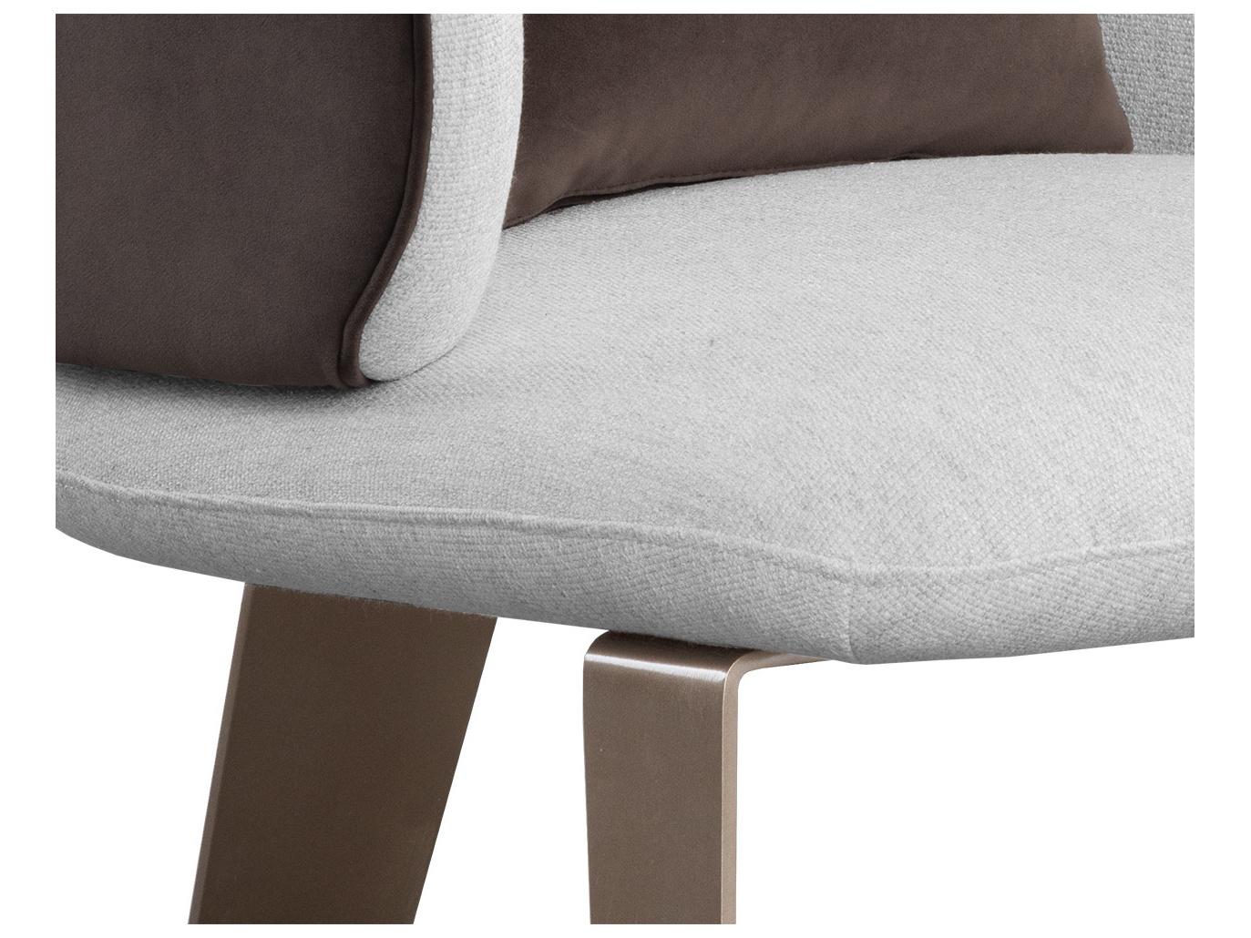 Sunpan Ikon Gold Fabric Accent Chair