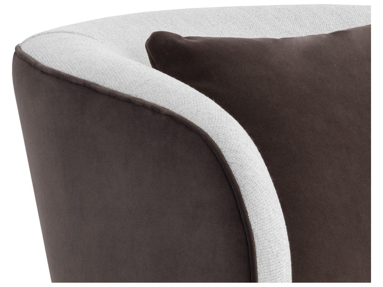 Sunpan Ikon Gold Fabric Accent Chair