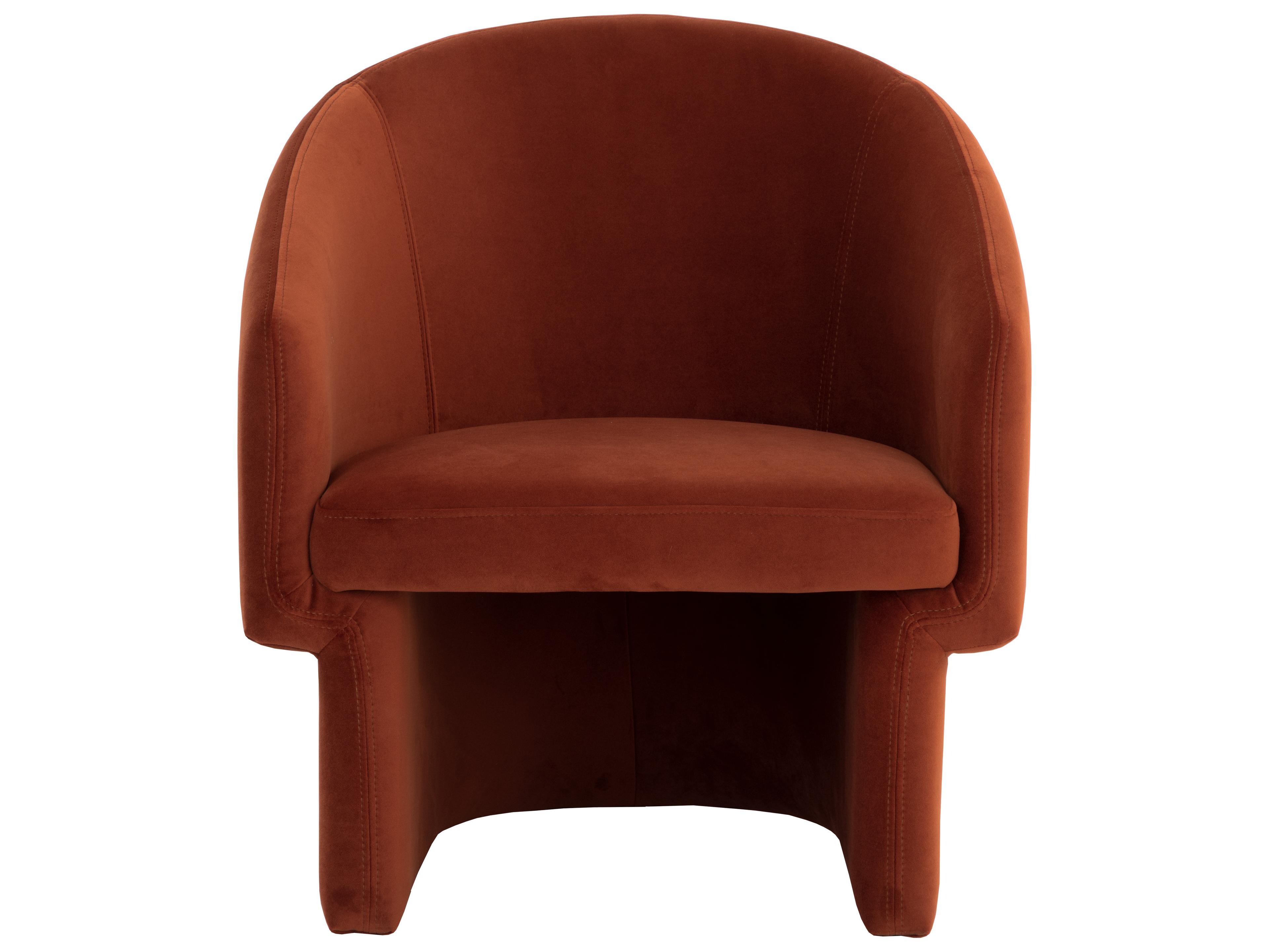 Sunpan Lauryn Lounge Chair in Meg Rust
