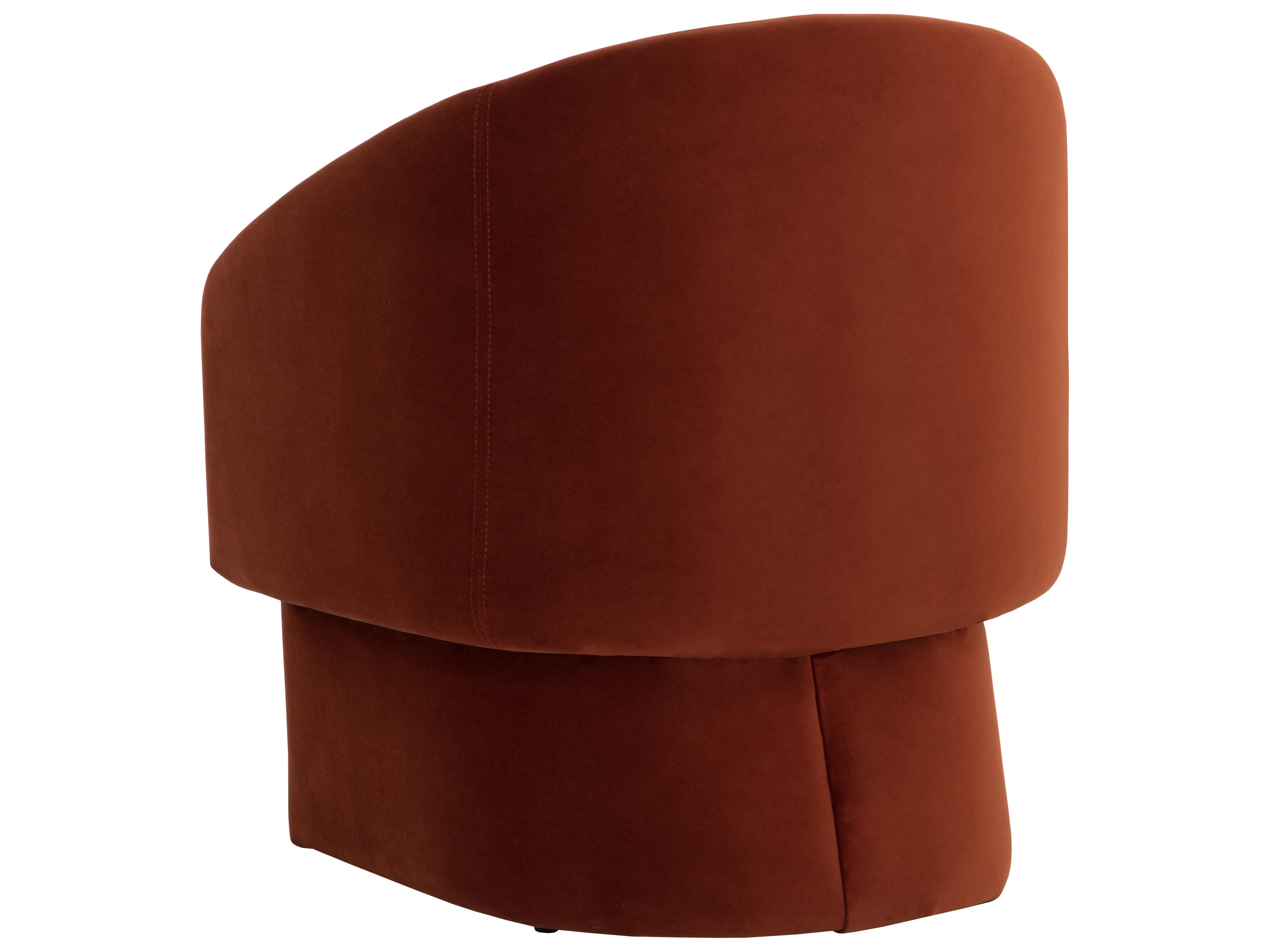 Sunpan Lauryn Lounge Chair in Meg Rust