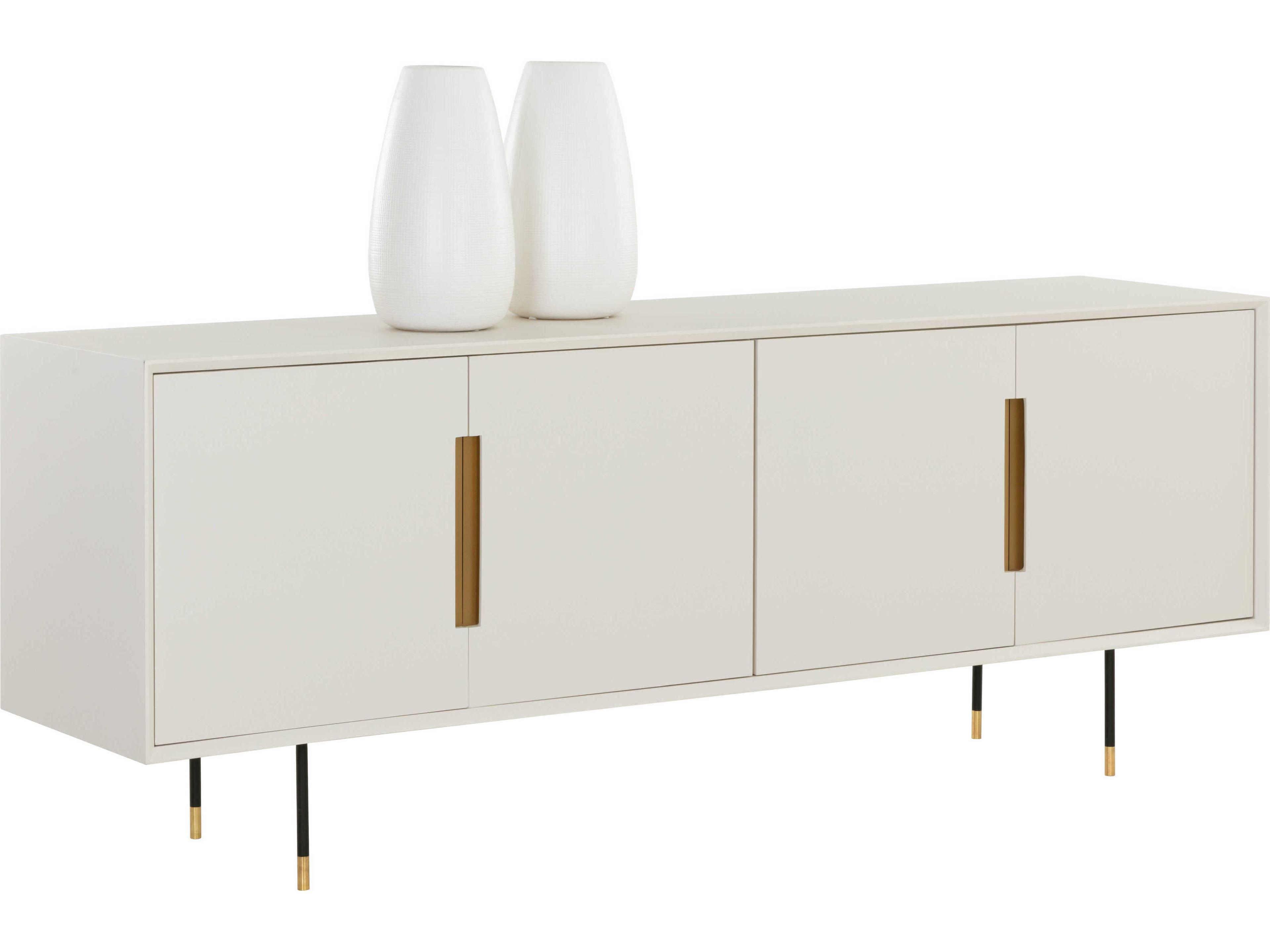 Sunpan Danbury 74" Modern Cream Sideboard