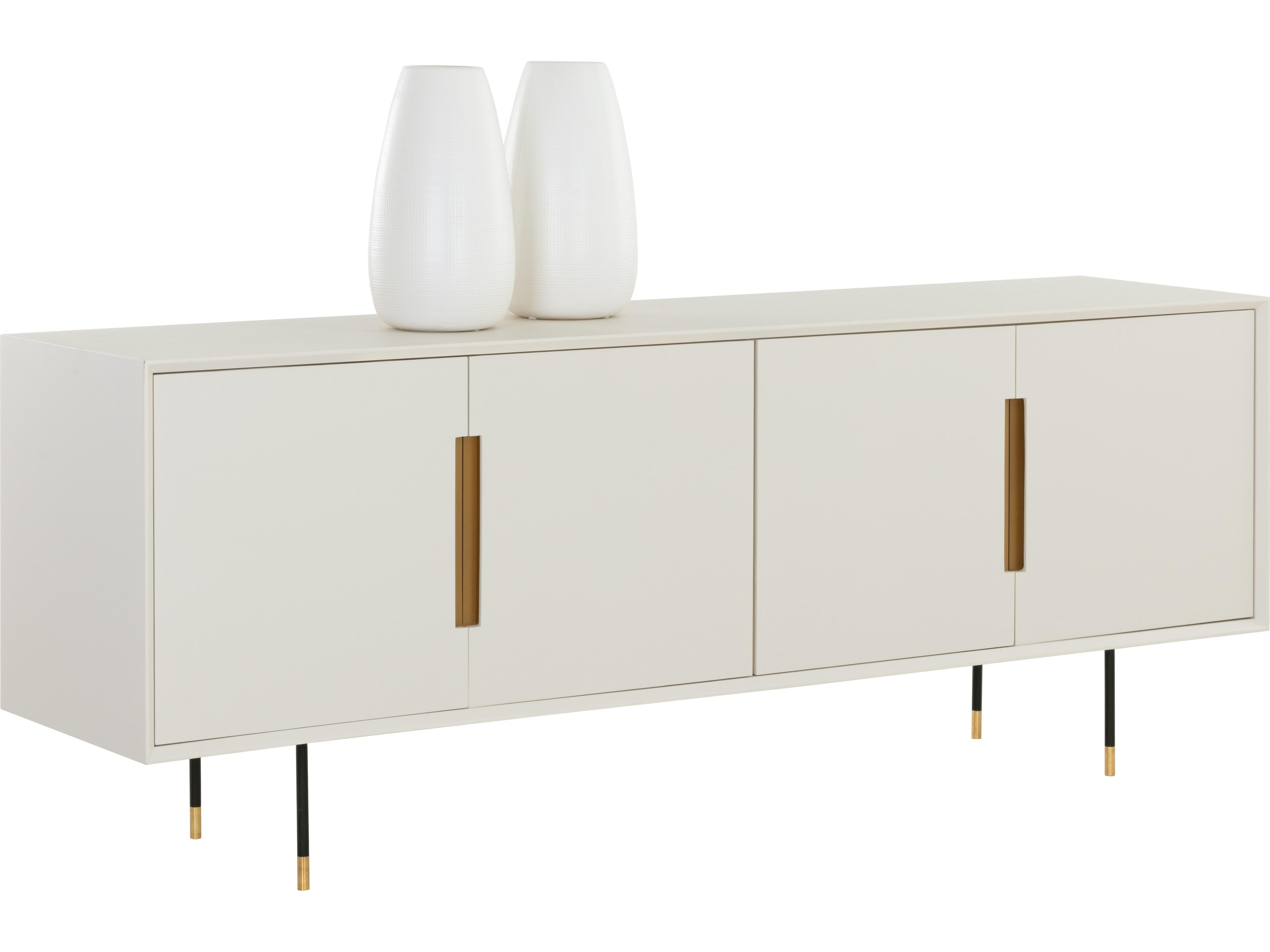 Sunpan Danbury 74" Modern Cream Sideboard