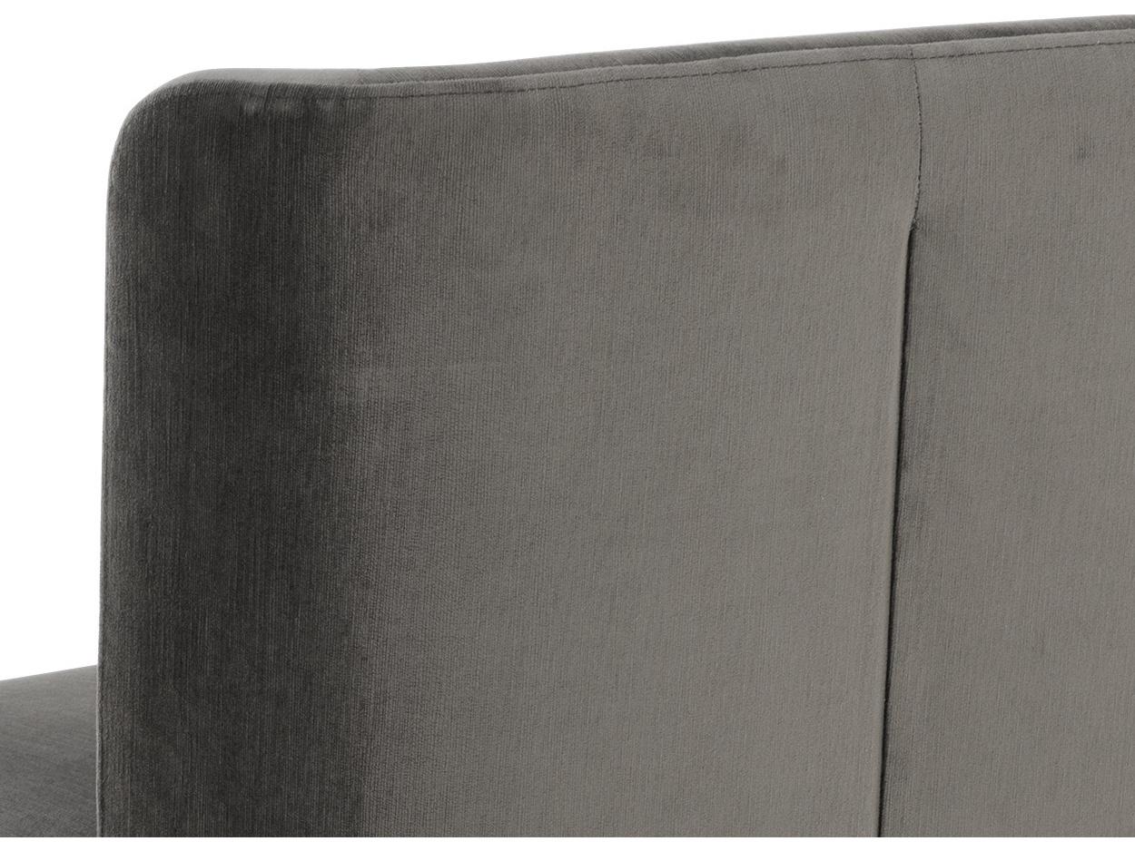 Sunpan Amita Gray Upholstered Side Dining Chair