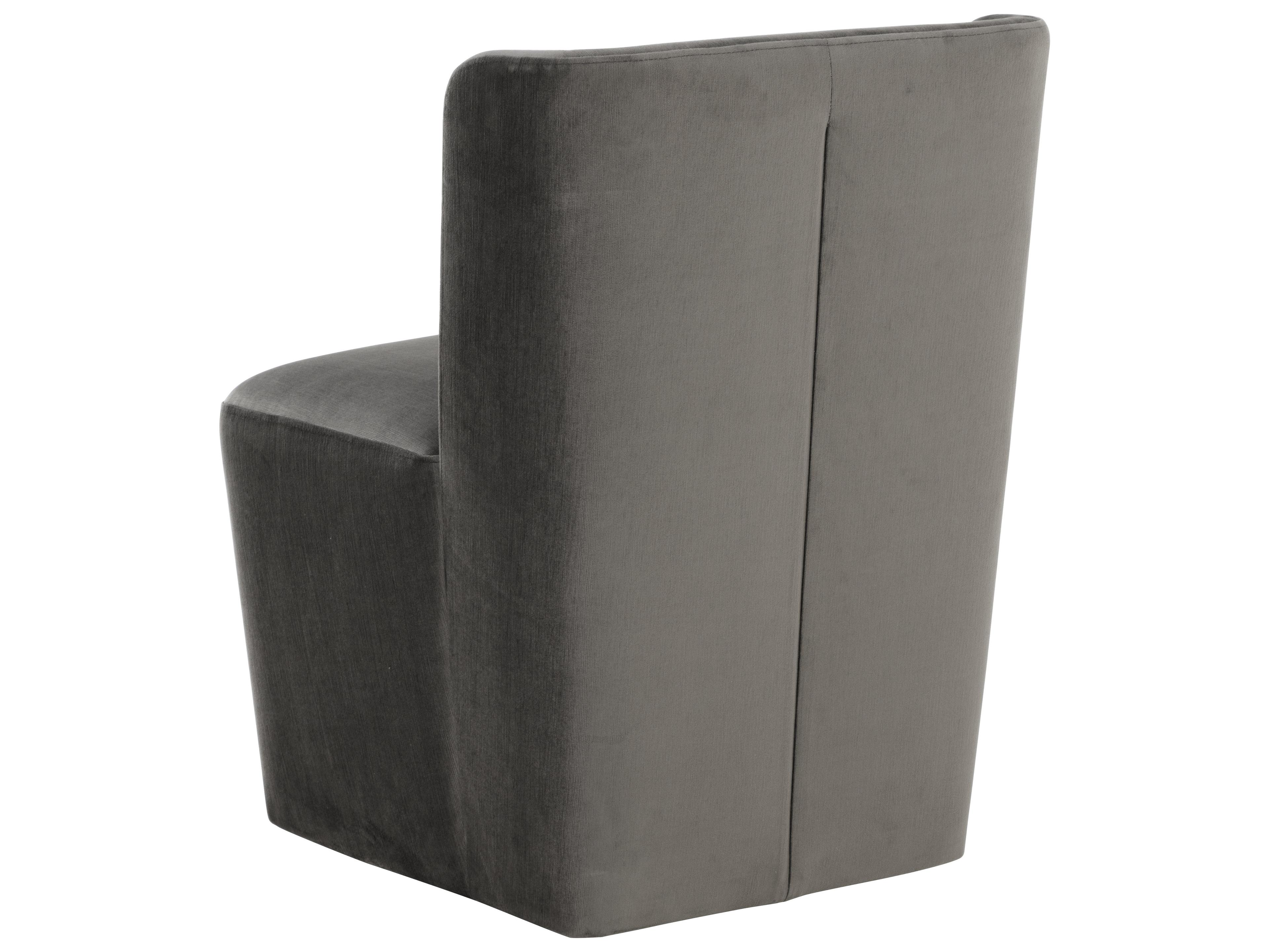 Sunpan Amita Gray Upholstered Side Dining Chair