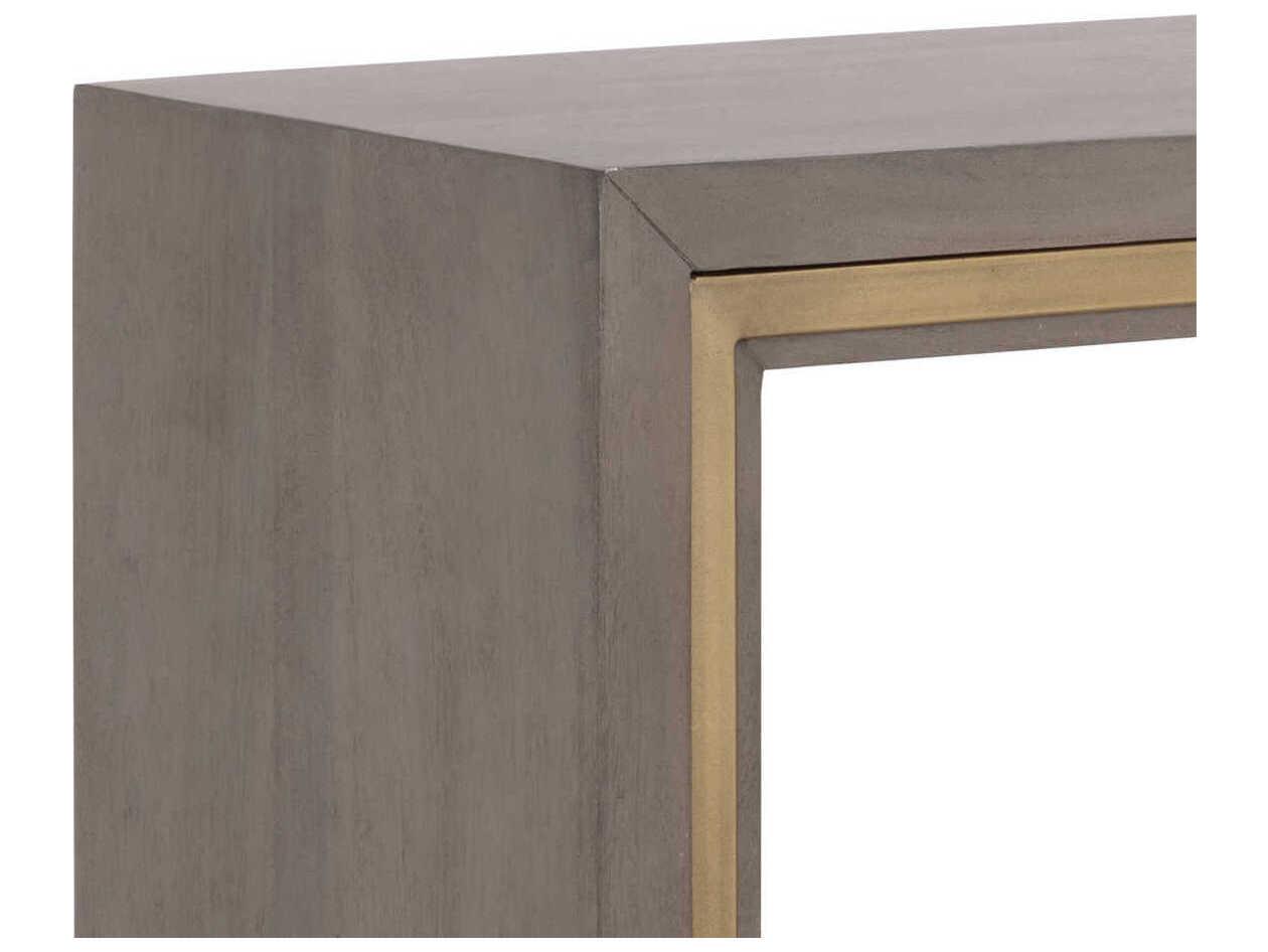 Sunpan Hilbert Rectangular Wood Grey Console Table